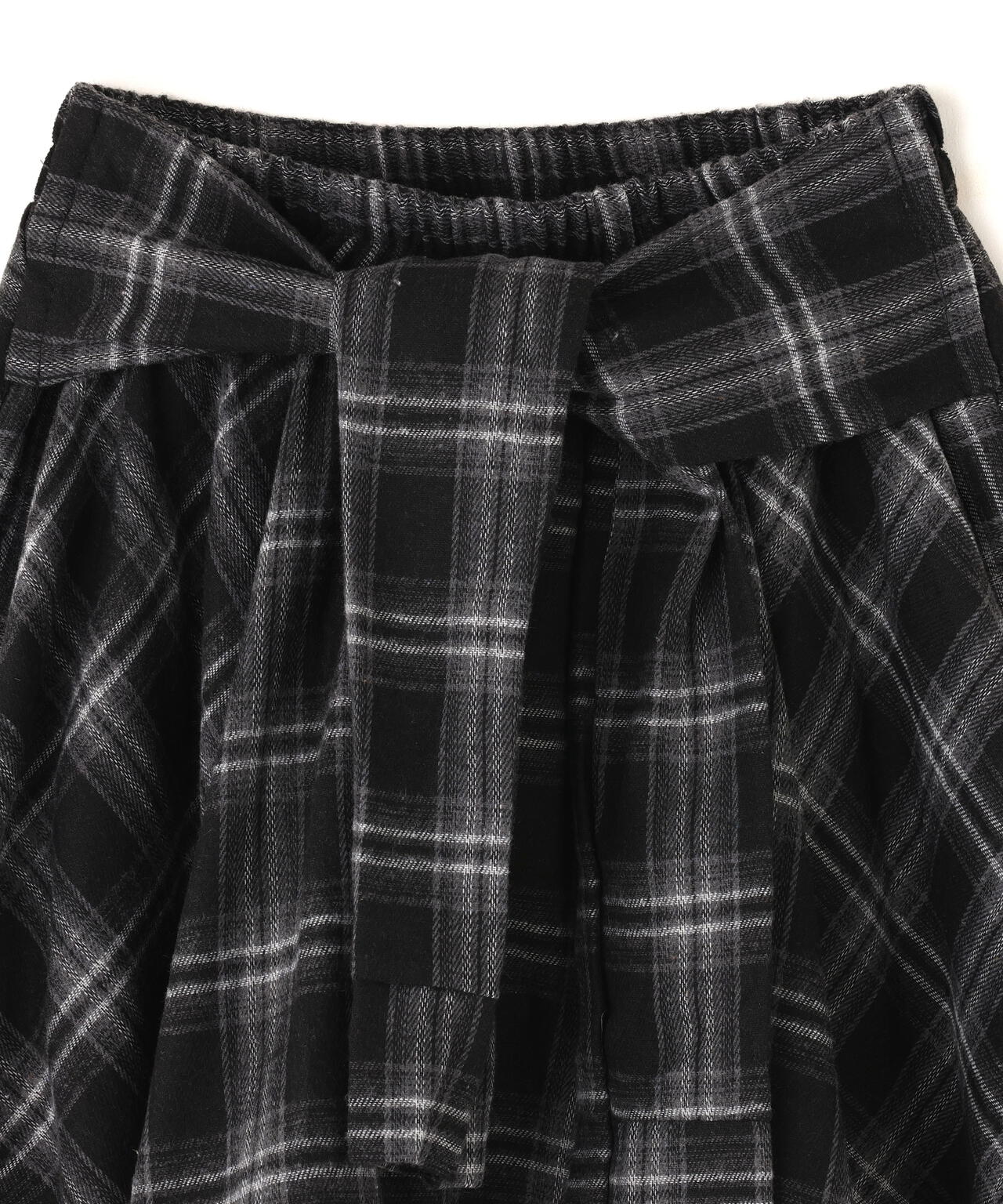 SIS/エスアイエス/Wrap check skirt