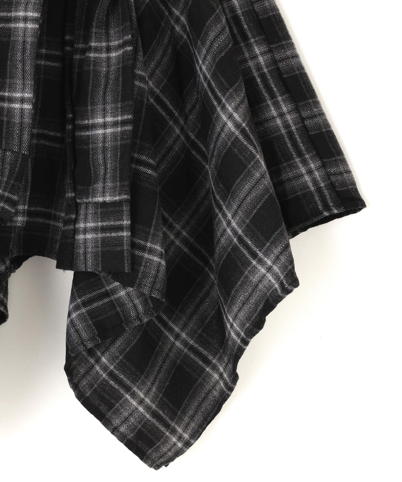 SIS/エスアイエス/Wrap check skirt