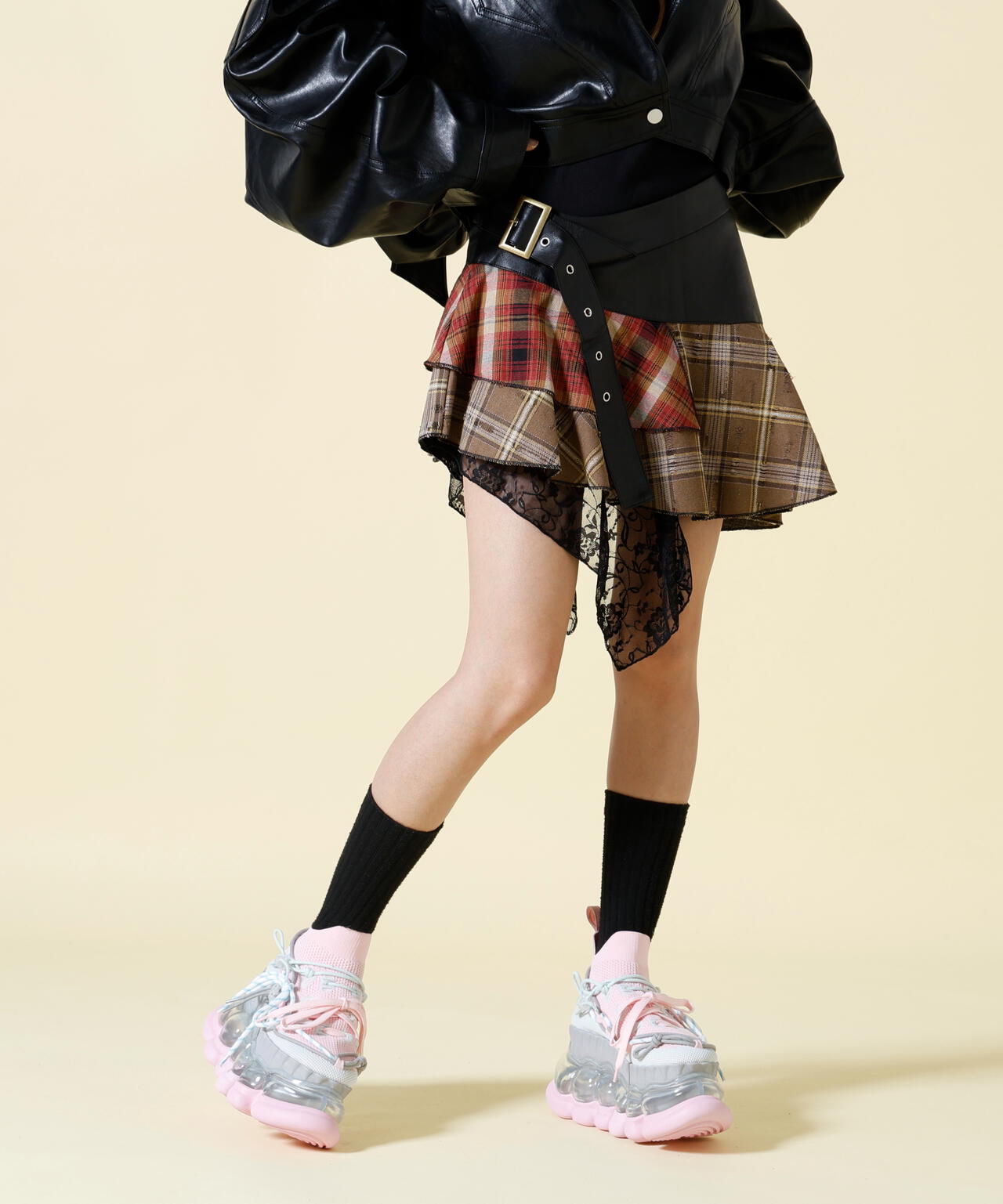 SIS/エスアイエス/Belt Skirt