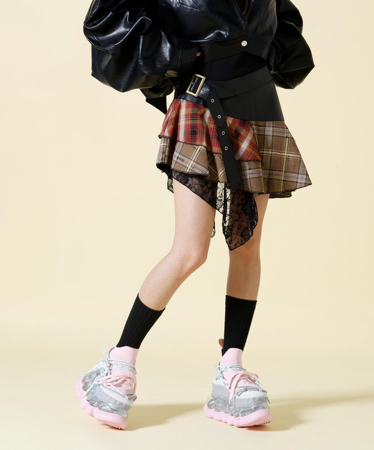 SIS/エスアイエス/Belt Skirt