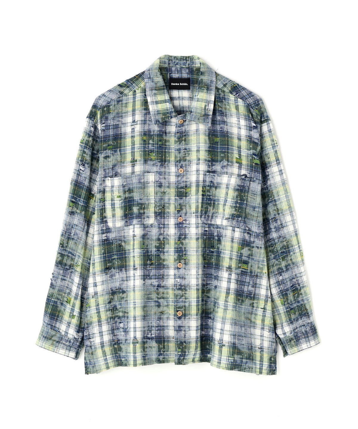 【WEB&DEPOT限定】DankeSchon/ダンケシェーン/DAMAGE WORK SHIRTS