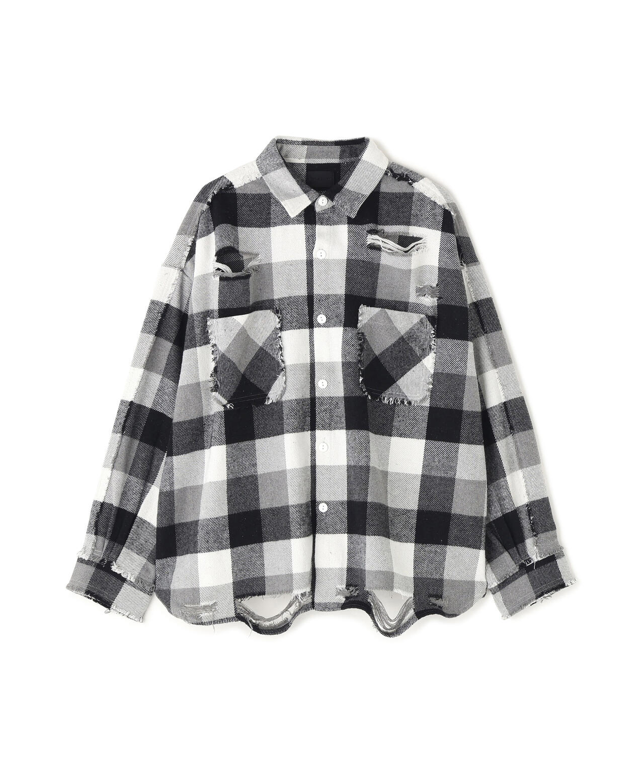 DankeSchon/ダンケシェーン/FLANNEL DAMAGE SHIRTS BLOCK