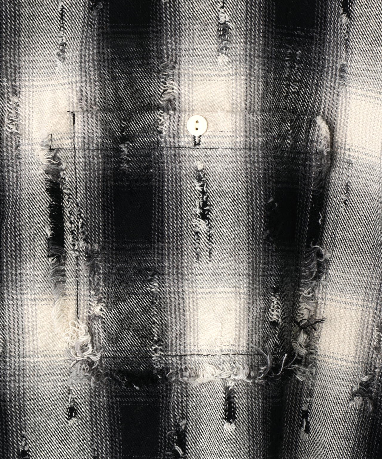 DankeSchon/ダンケシェーン/DAMAGE OMBRE CHECK L/S SHIRTS