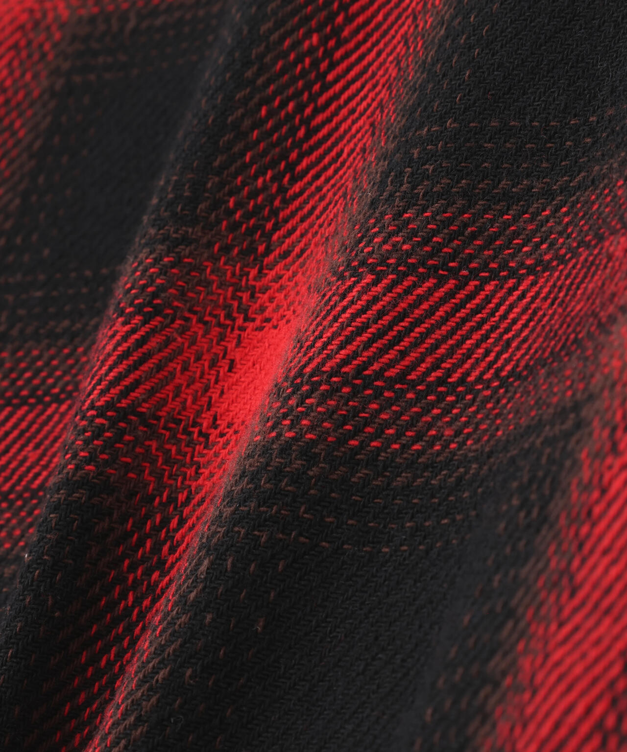 DankeSchon/ダンケシェーン/FLANNEL DAMAGE SHIRTS OMBRE