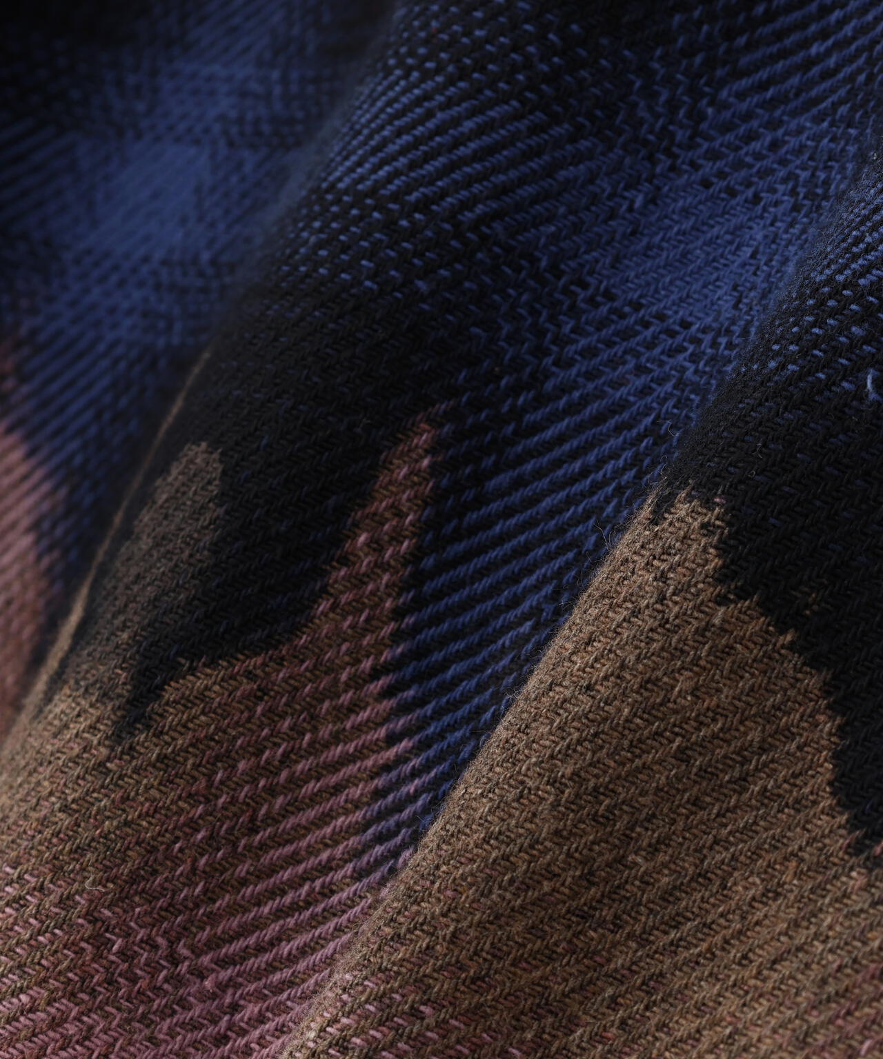 DankeSchon/ダンケシェーン/FLANNEL DAMAGE OMBRE BLEACH CHECK SHIRTS