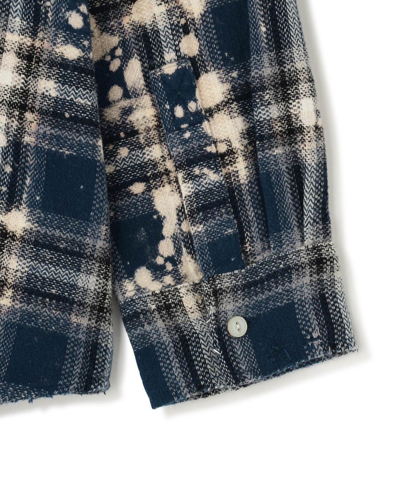 WHITELAND/ホワイトランド/BLEACH CHECK SHIRTS
