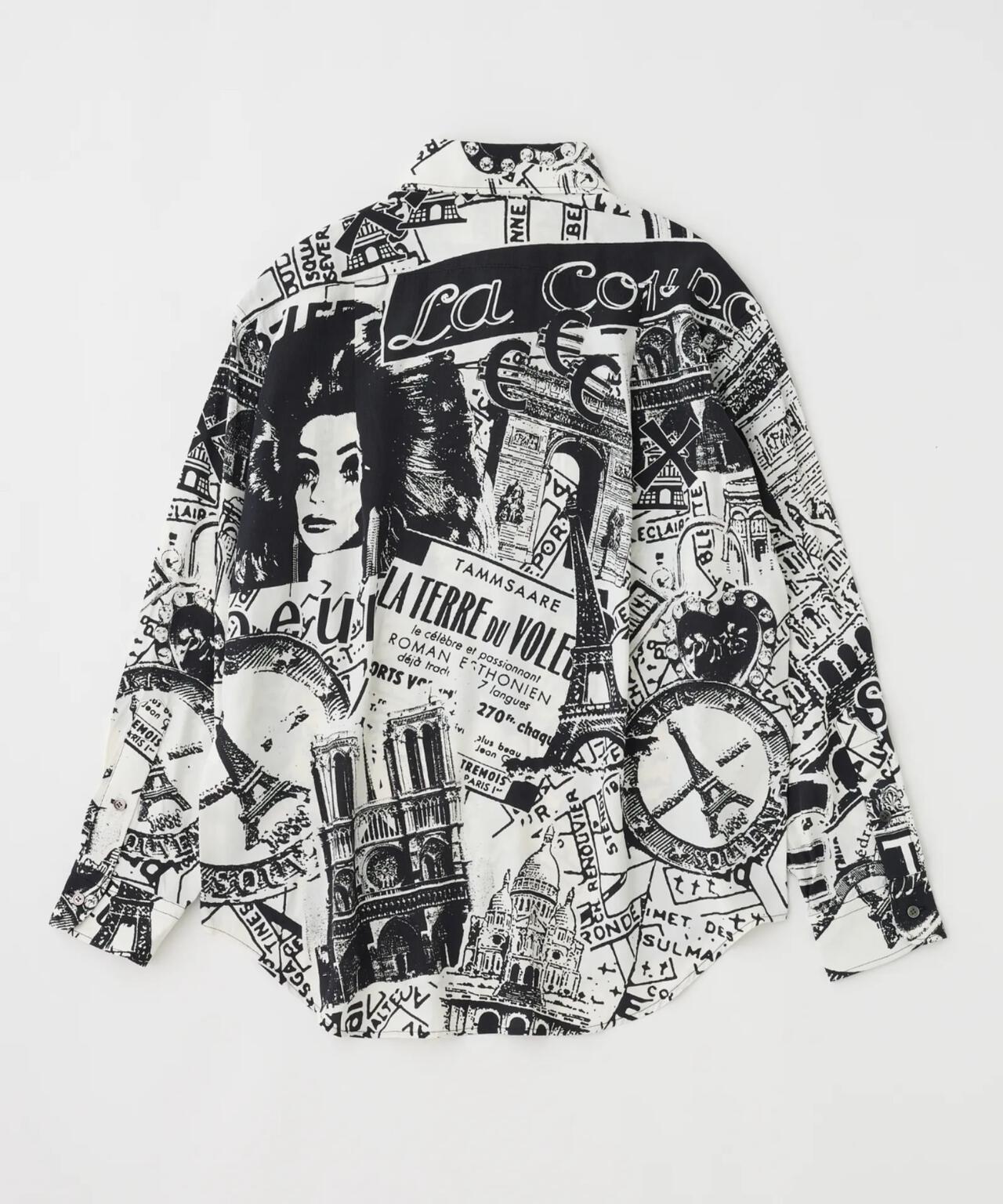 VAQUERA×MOUSSY/ヴァケラ×マウジー/VQ PARIS SYNDROME BUTTONDOWN SHIRT