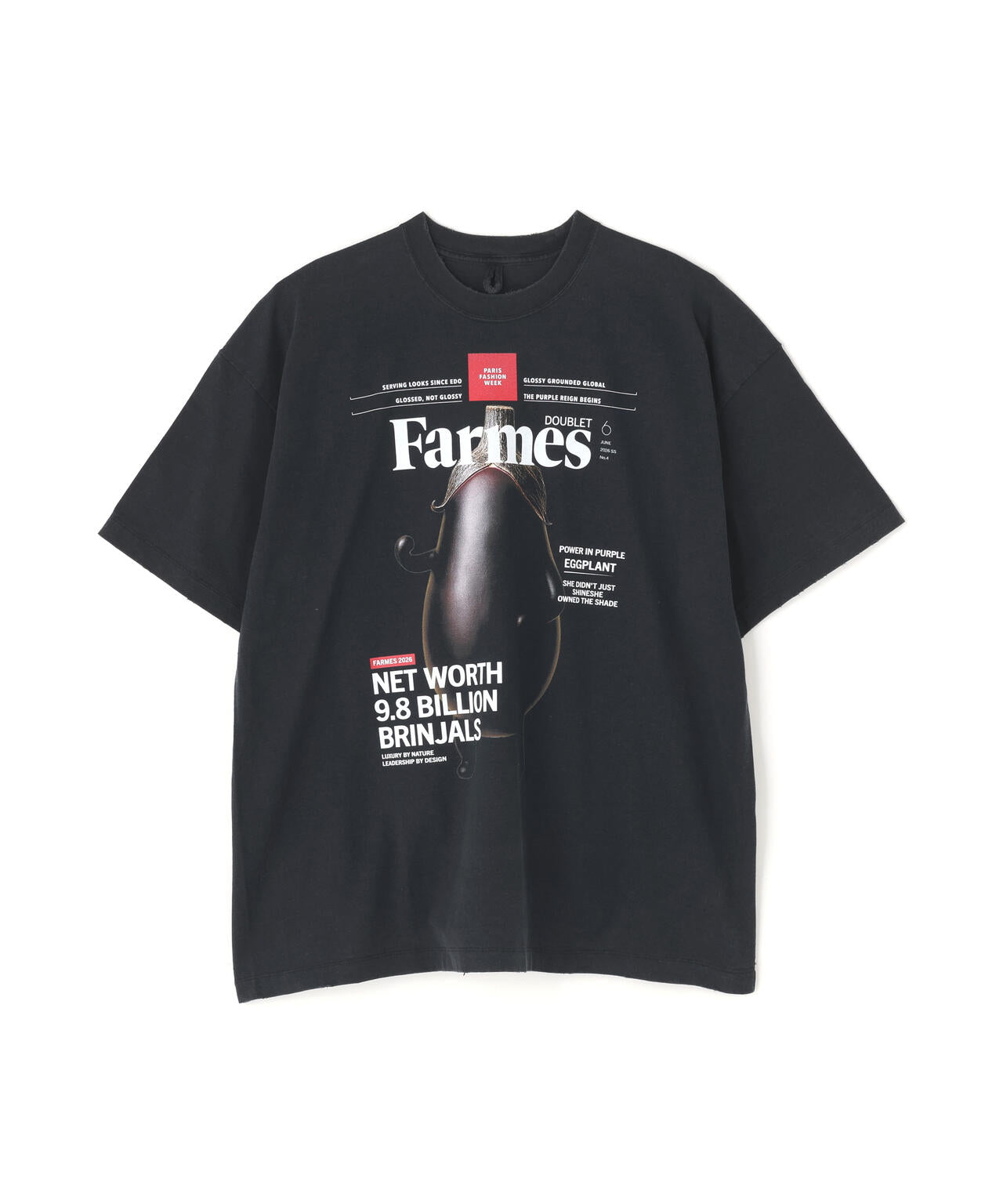 doublet/ダブレット/FARMERS MAGAZINE COVER T-SHIRT