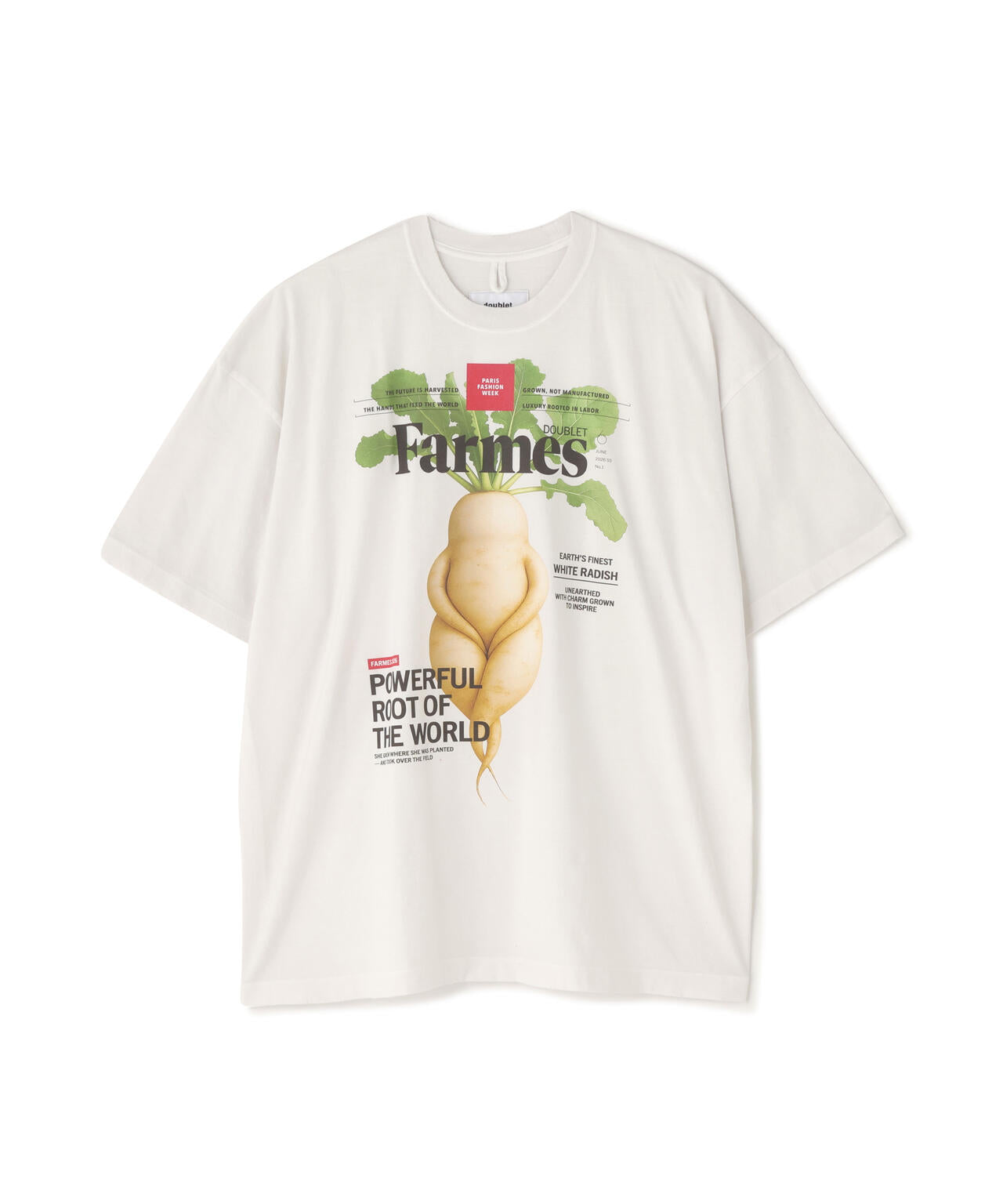 doublet/ダブレット/FARMERS MAGAZINE COVER T-SHIRT