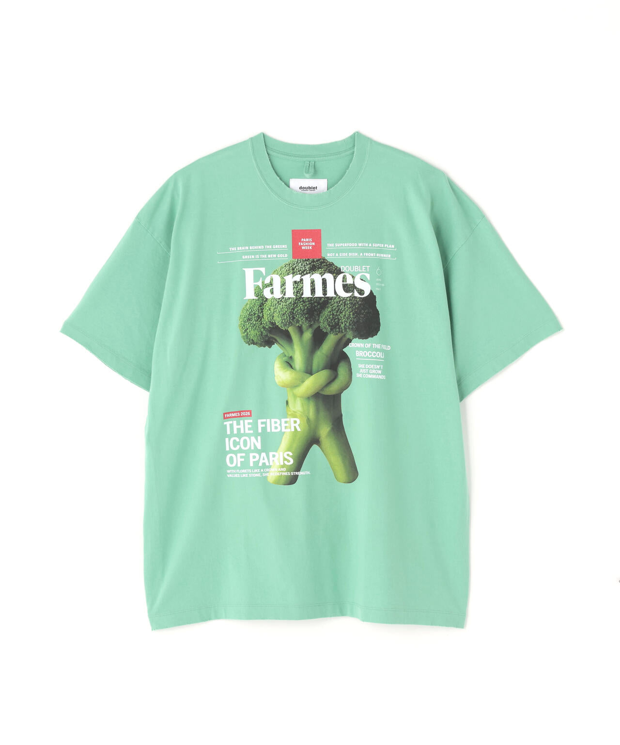 doublet/ダブレット/FARMERS MAGAZINE COVER T-SHIRT