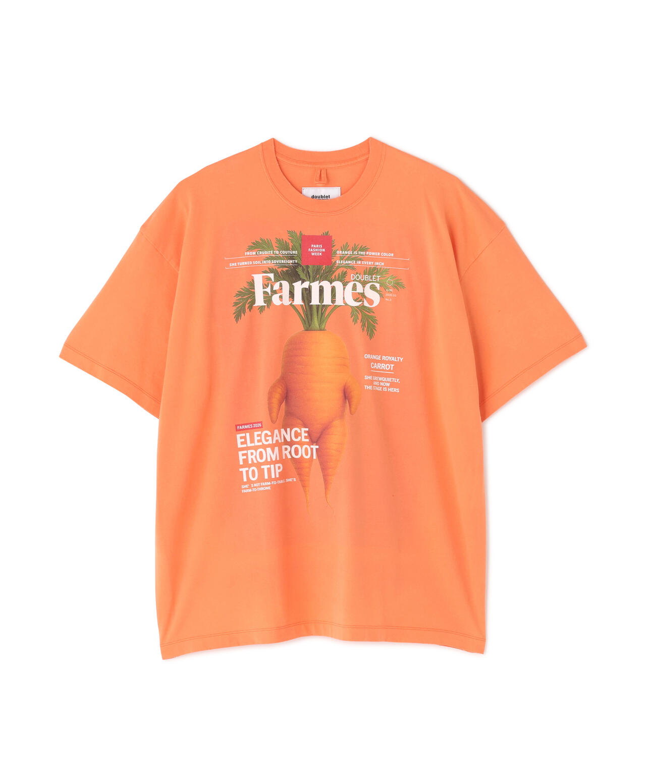 doublet/ダブレット/FARMERS MAGAZINE COVER T-SHIRT