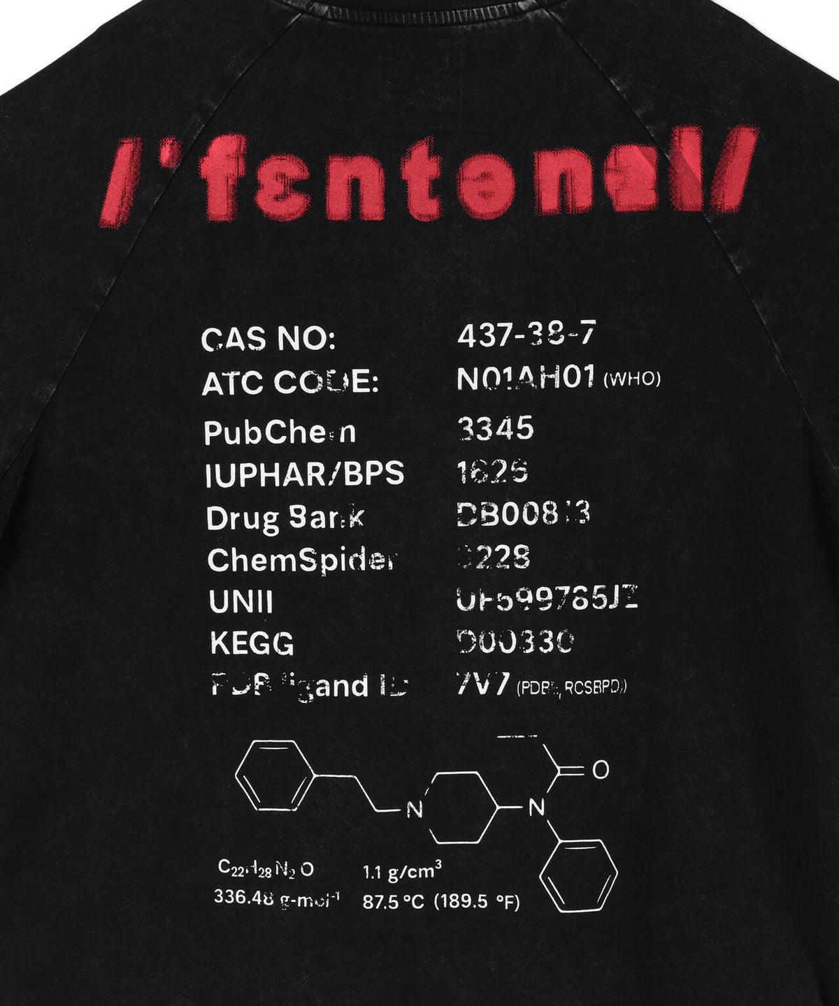 DankeSchon/ダンケシェーン/CHEMICAL RAGLAN LST FENTANYL