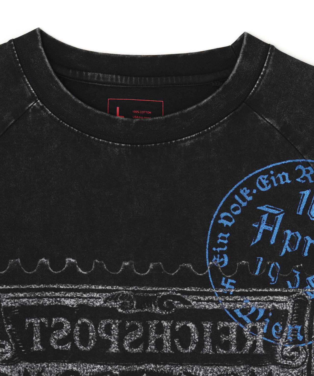 DankeSchon/ダンケシェーン/CHEMICAL RAGLAN LST STEMPEL