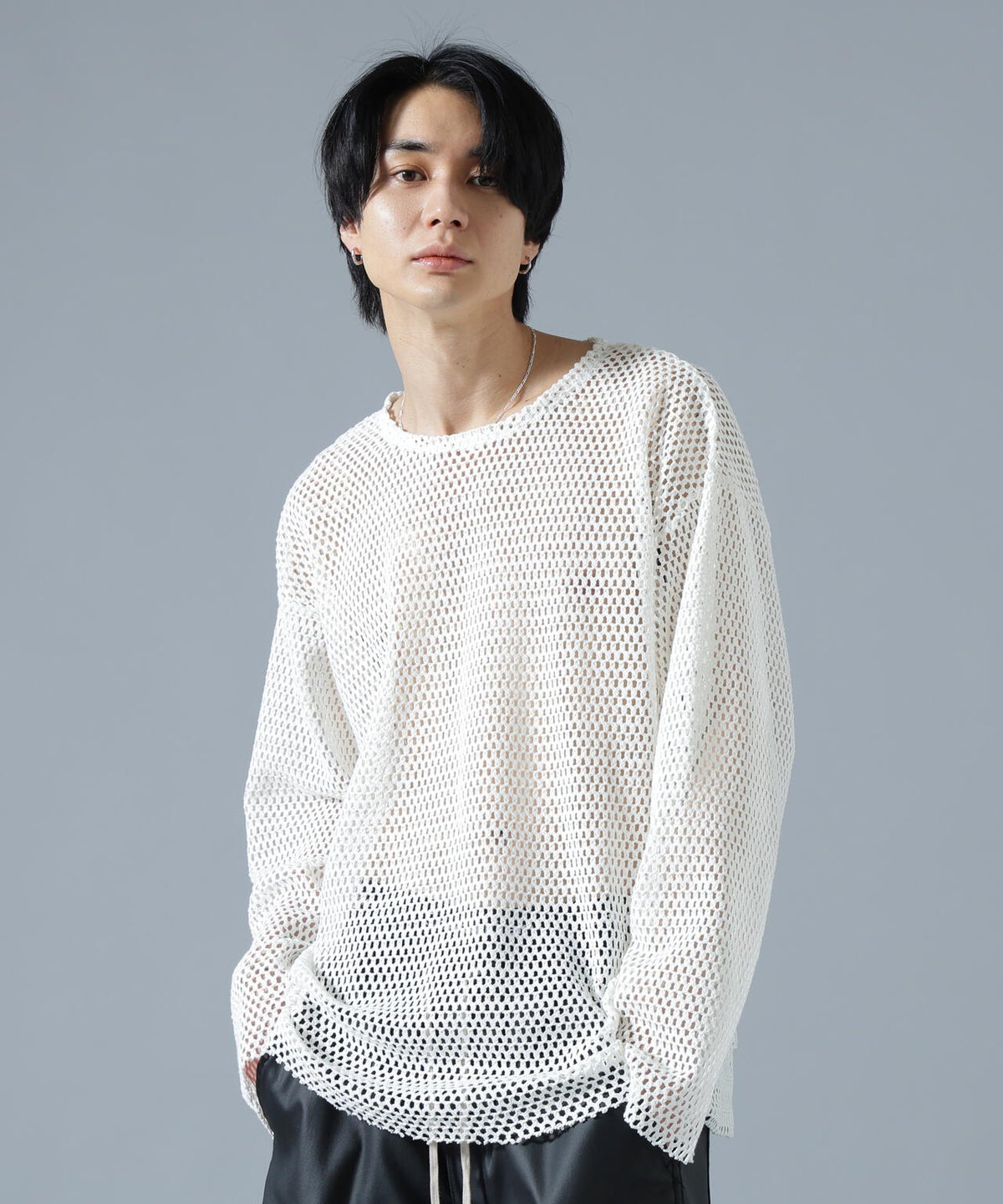 DankeSchon/ダンケシェーン/MESH L/S TEE