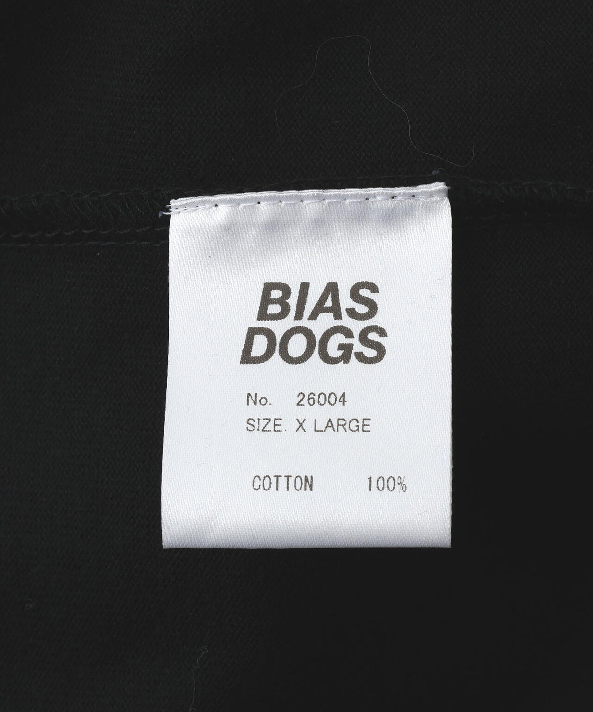 BIAS DOGS/バイアスドッグス/M&I L/S TEE