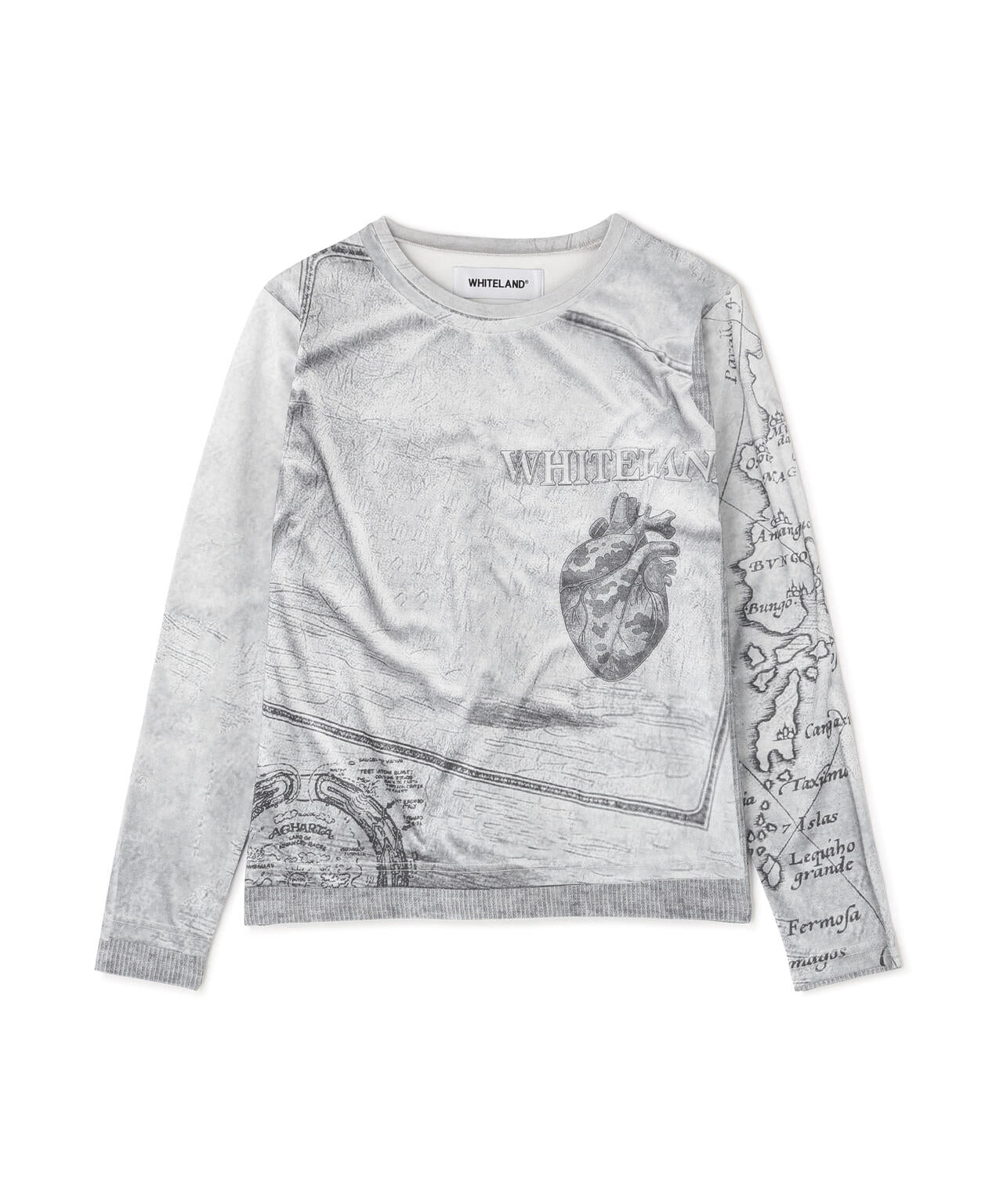 WHITELAND/ホワイトランド/TRANSCRIPTION L/S TEE