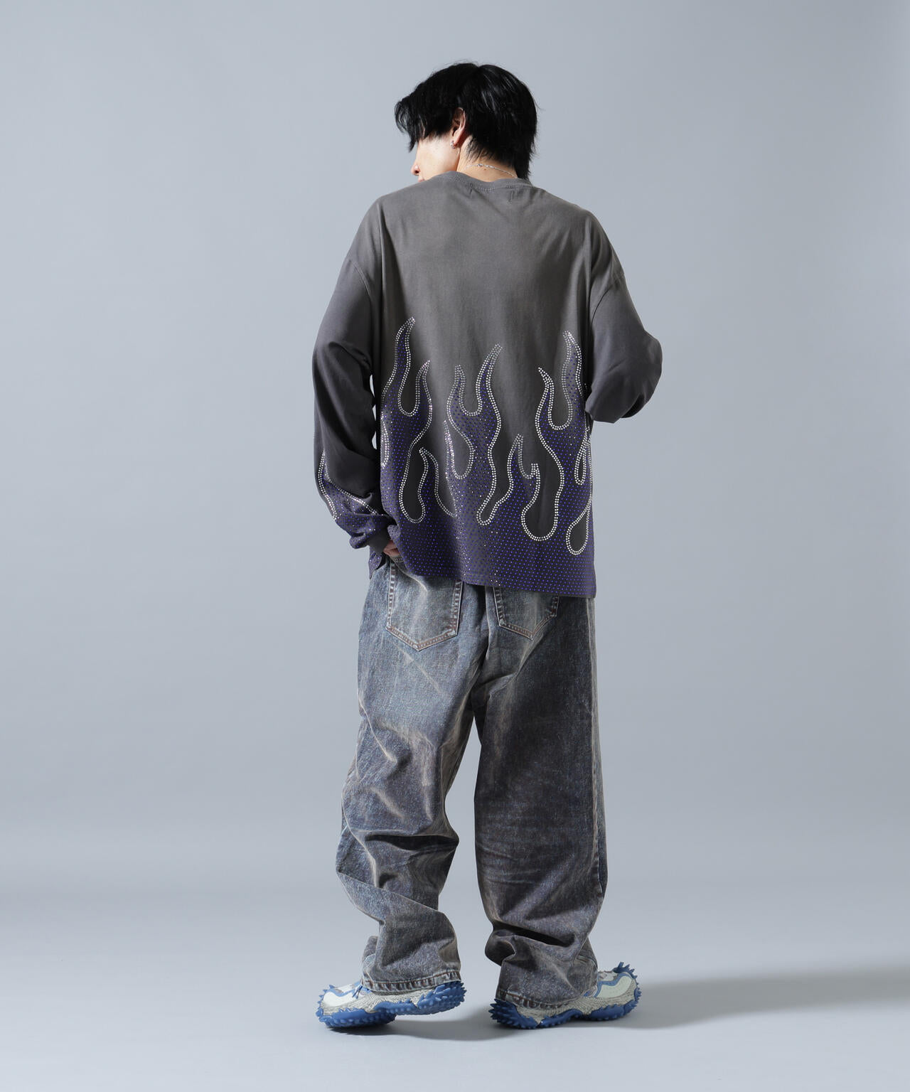 WHITELAND/ホワイトランド/HOTFIX FIRE LS TEE