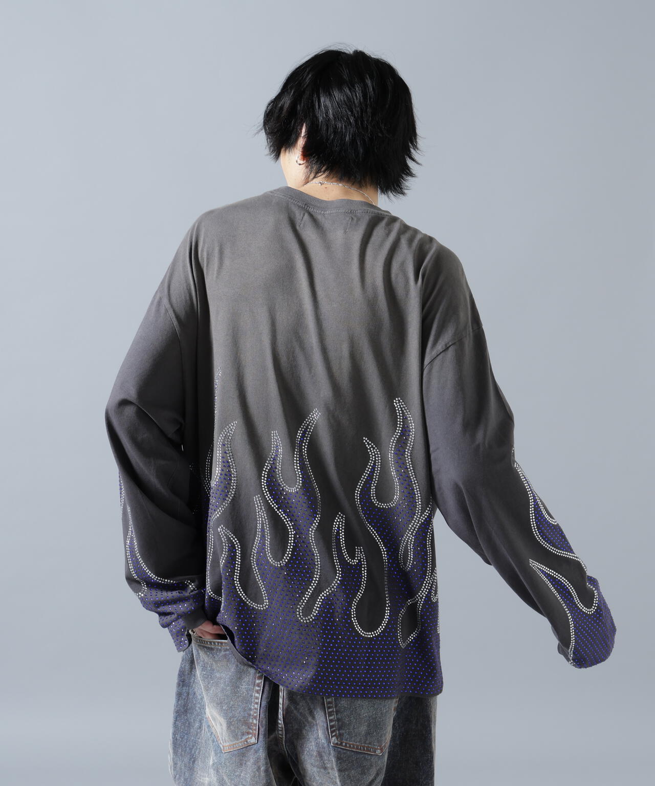 WHITELAND/ホワイトランド/HOTFIX FIRE LS TEE