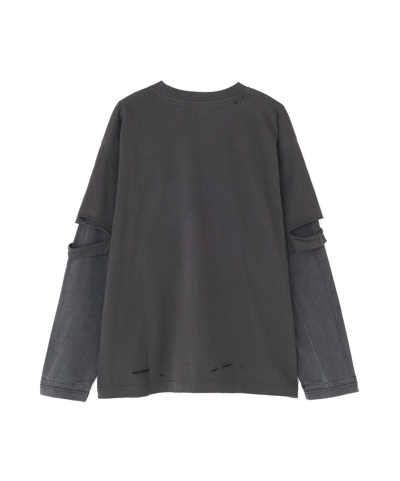 SUPPLIER/サプライヤー/Dusty Iron Cross Layered Long Sleeve Tee