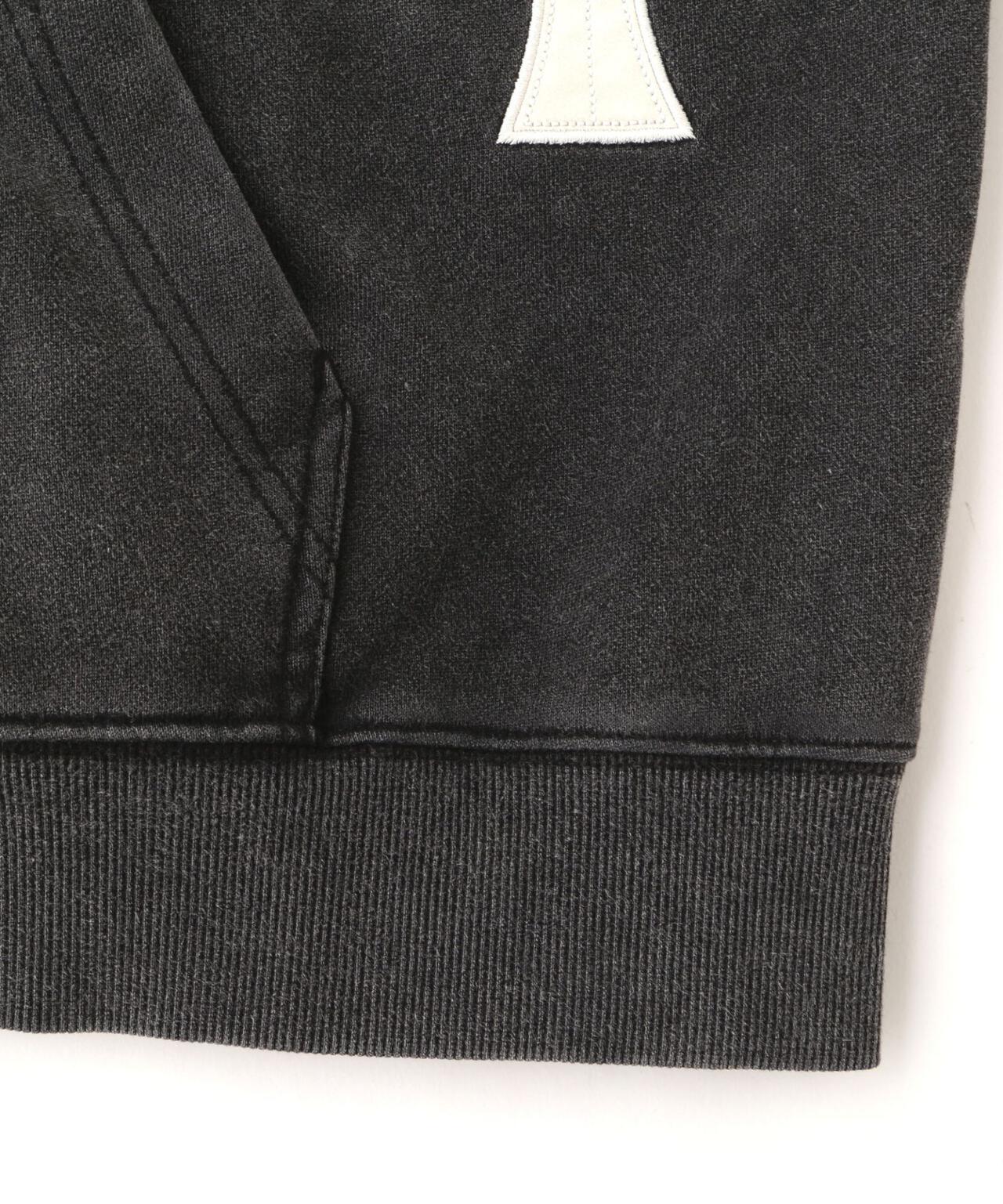 UNKNOWNLONDON/アンノウンロンドン/【LHP EXCLUSIVE】LEATHER CROSS ZIP HOODIE