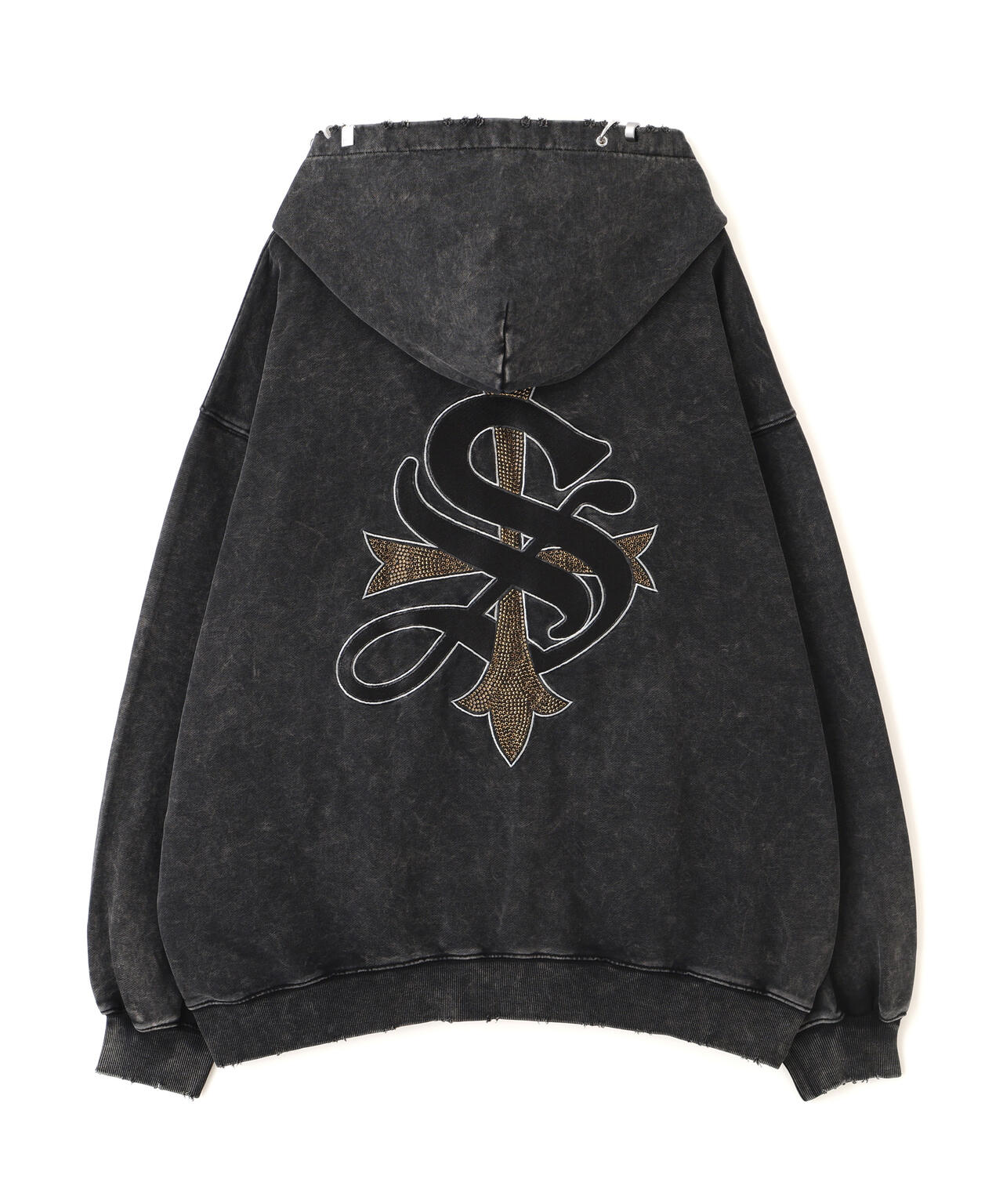 SUPPLIER/サプライヤー/【LHP WEB EXCLUSIVE】VINTAGE WASH PIERCED ZIP HOODIE