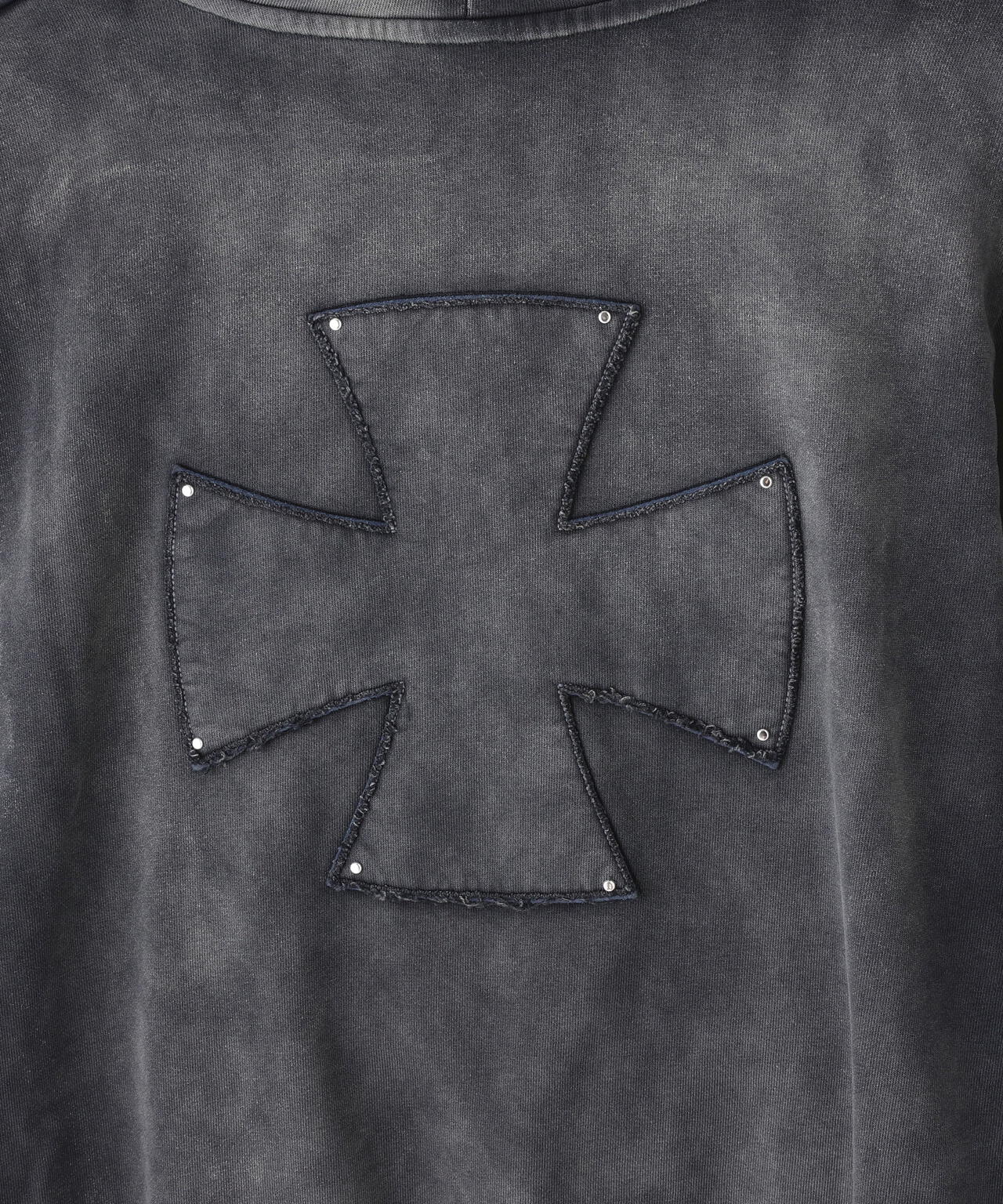 DankeSchon/ダンケシェーン/SPRAY PIGMENT SWEAT HOODIE IRON