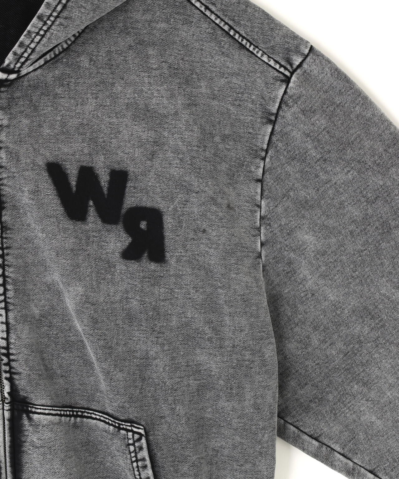 DankeSchon/ダンケシェーン/CHEMICAL SWEAT ZIP HOODIE