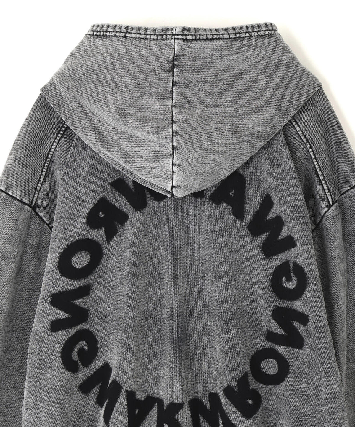 DankeSchon/ダンケシェーン/CHEMICAL SWEAT ZIP HOODIE