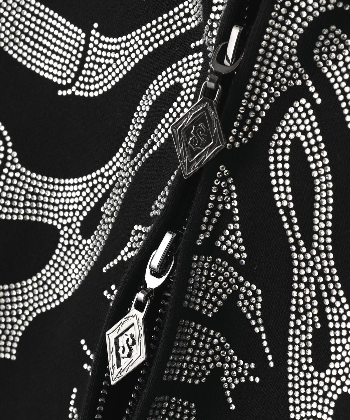 SUPPLIER/サプライヤー/FIRE SKELETON RHINESTONE HOODIE