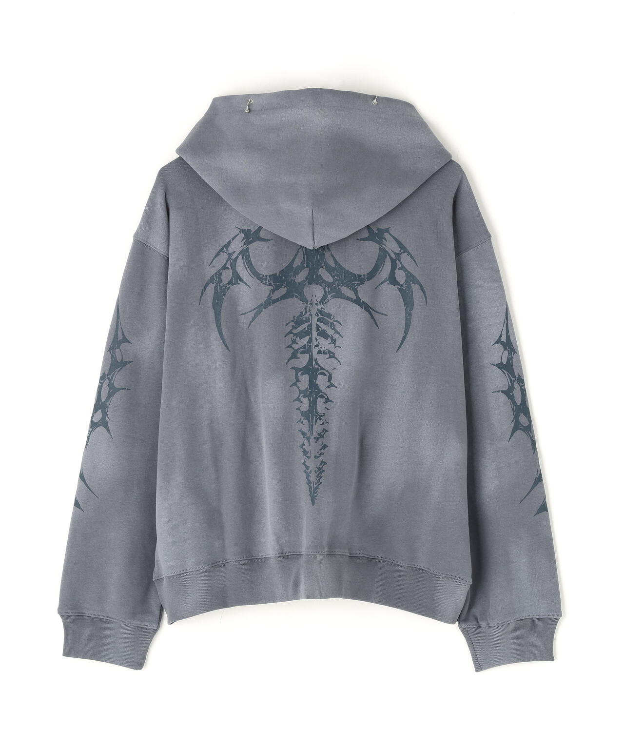 SUPPLIER/サプライヤー/TRIBAL BONES PIERCED HOODIE
