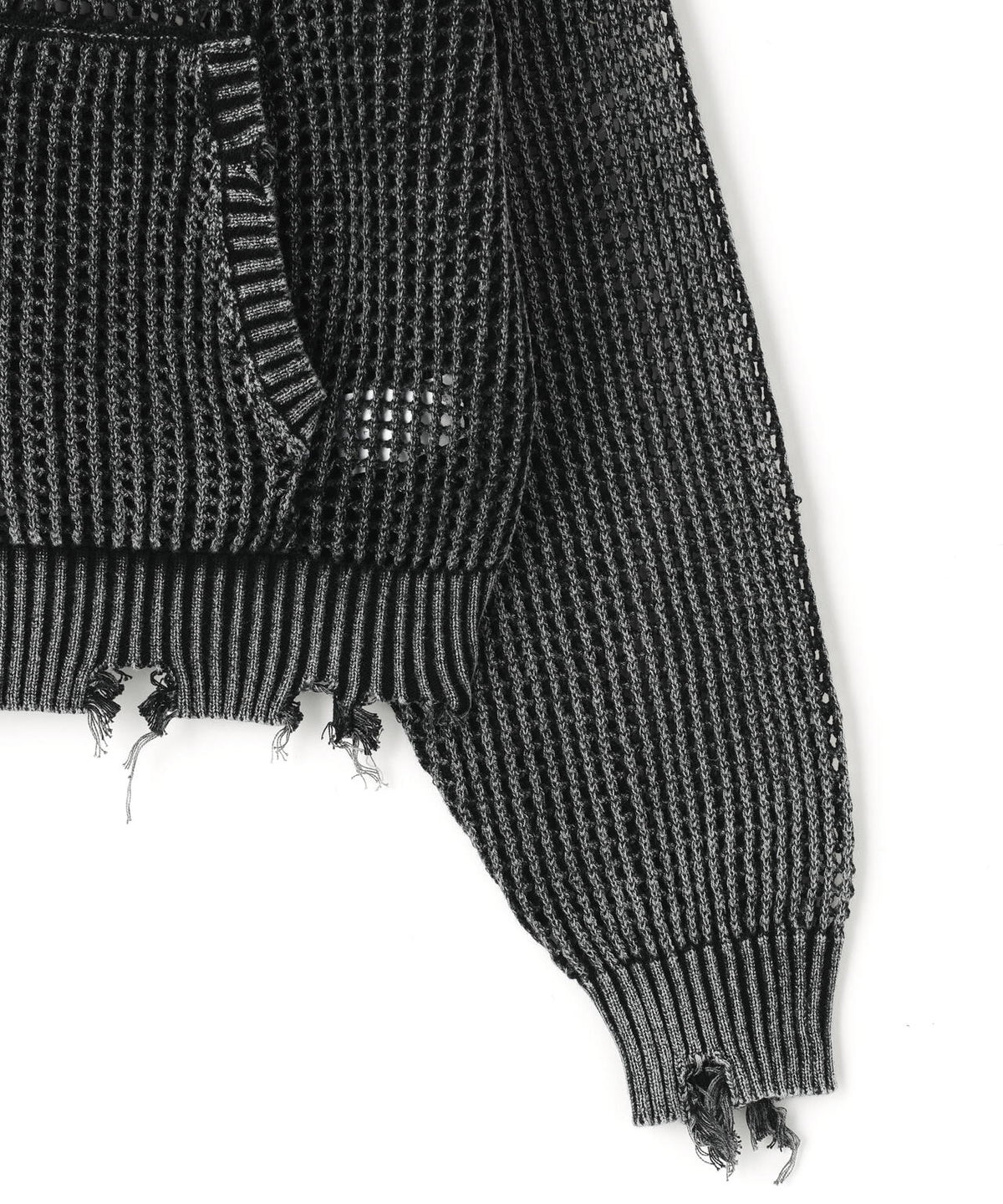 DankeSchon/ダンケシェーン/ACID WASH MESH HOODIE