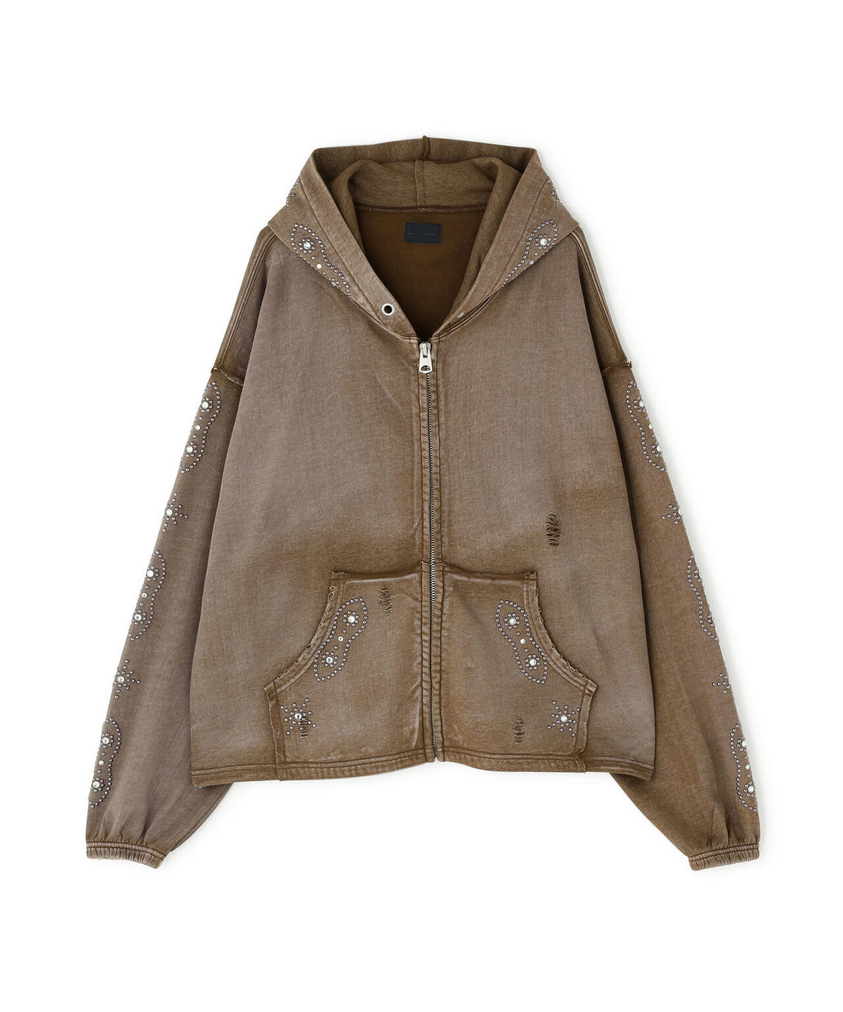 DankeSchon/ダンケシェーン/STUDS SWEAT ZIP HOODIE