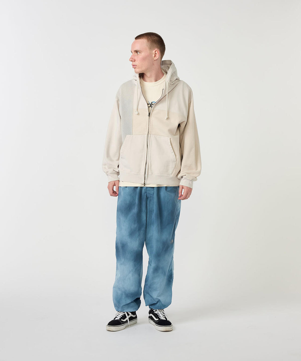 THE NORTH FACE PURPLE LABEL/Field Patchworked Zip Up Parka