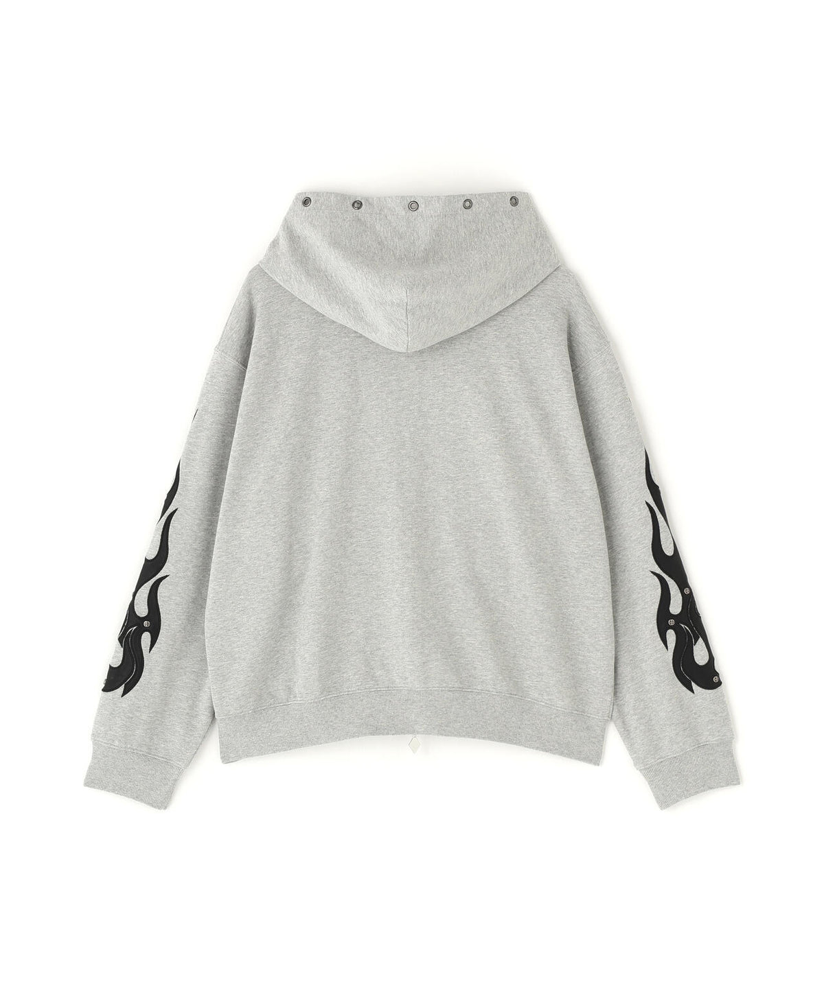SUPPLIER/サプライヤー/Fire Tribal Leather Patch Zip Hoodie