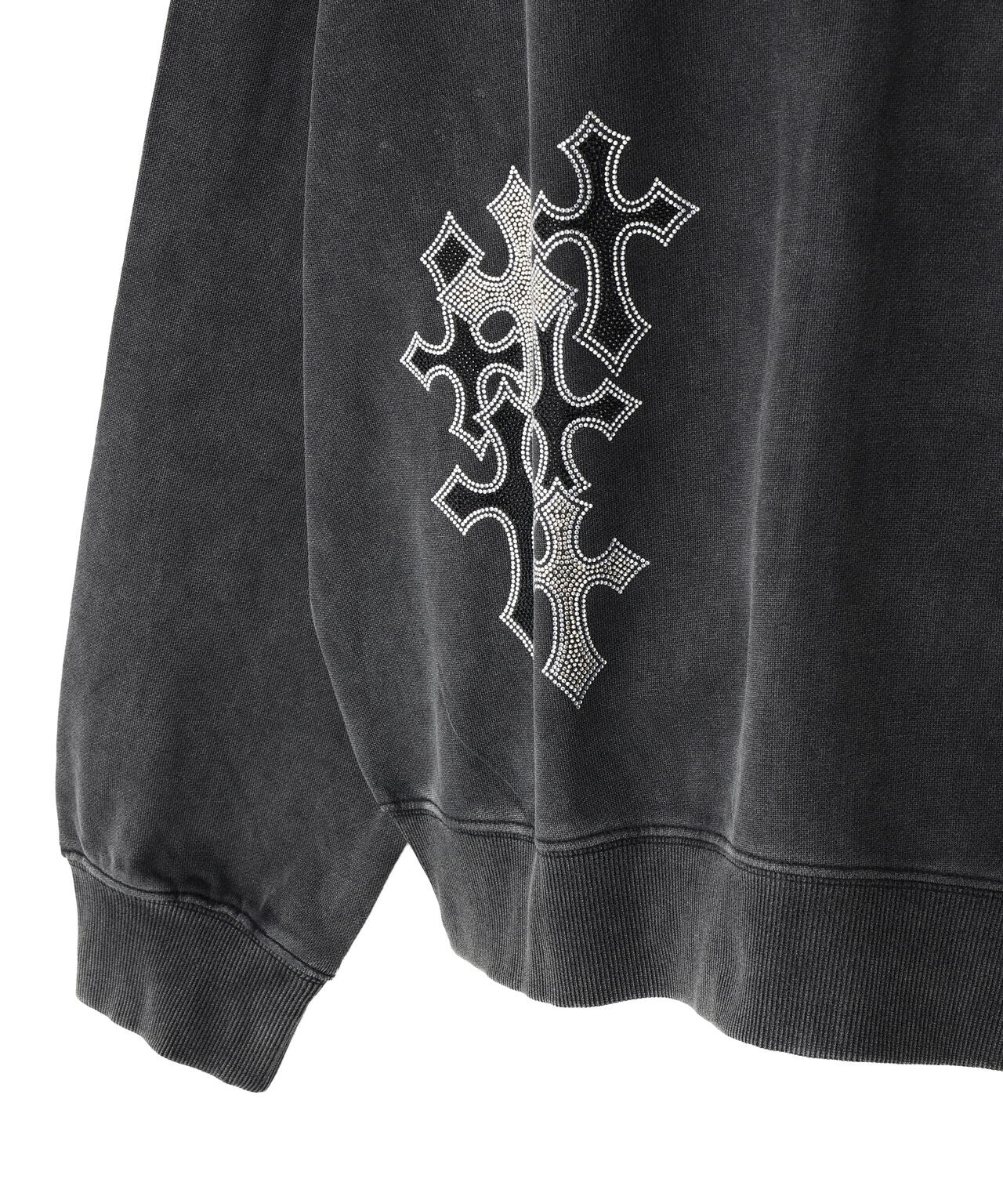 SUPPLIER/サプライヤー/MULTIPLE CROSS RHINESTONE ZIP HOODIE