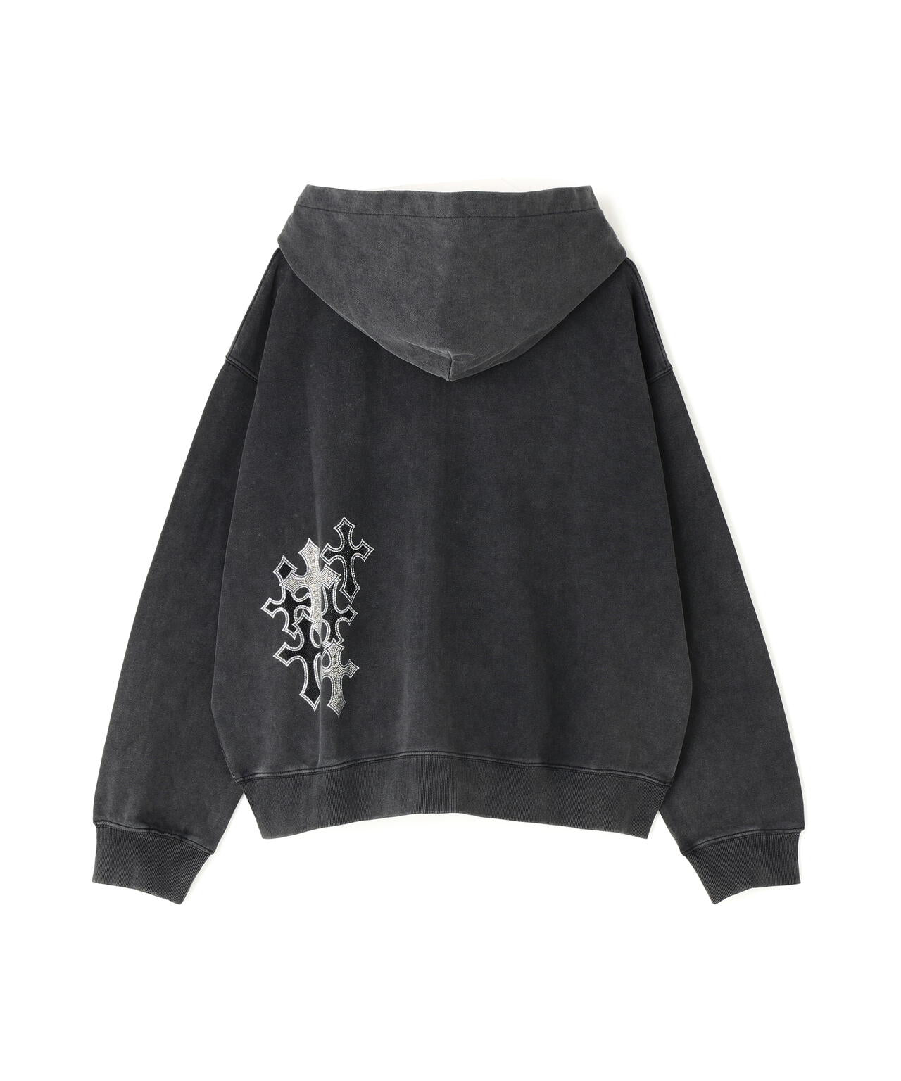SUPPLIER/サプライヤー/MULTIPLE CROSS RHINESTONE ZIP HOODIE