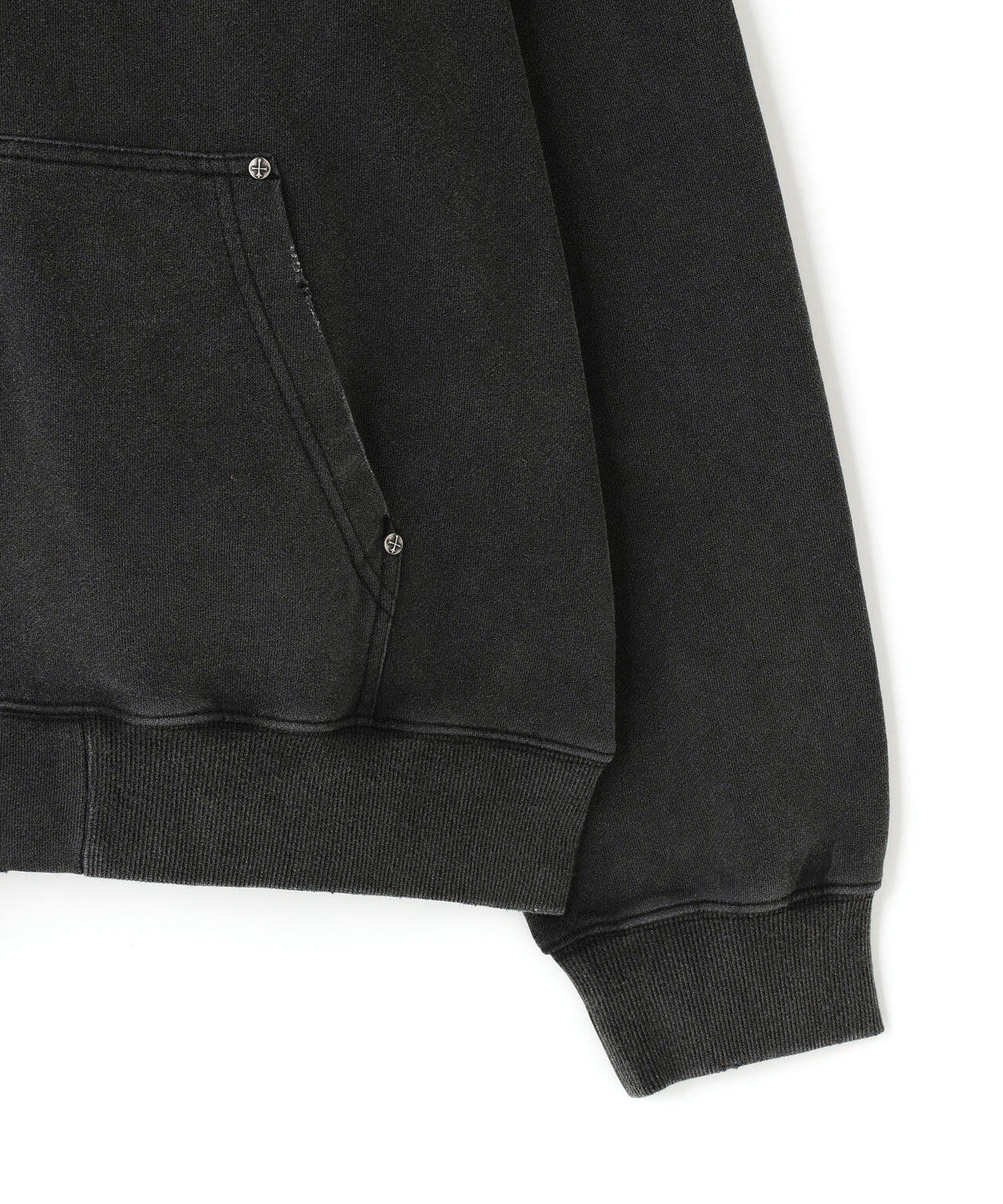SUPPLIER/サプライヤー/DEMON SKULL LEATHER PAT ZIP HOODIE