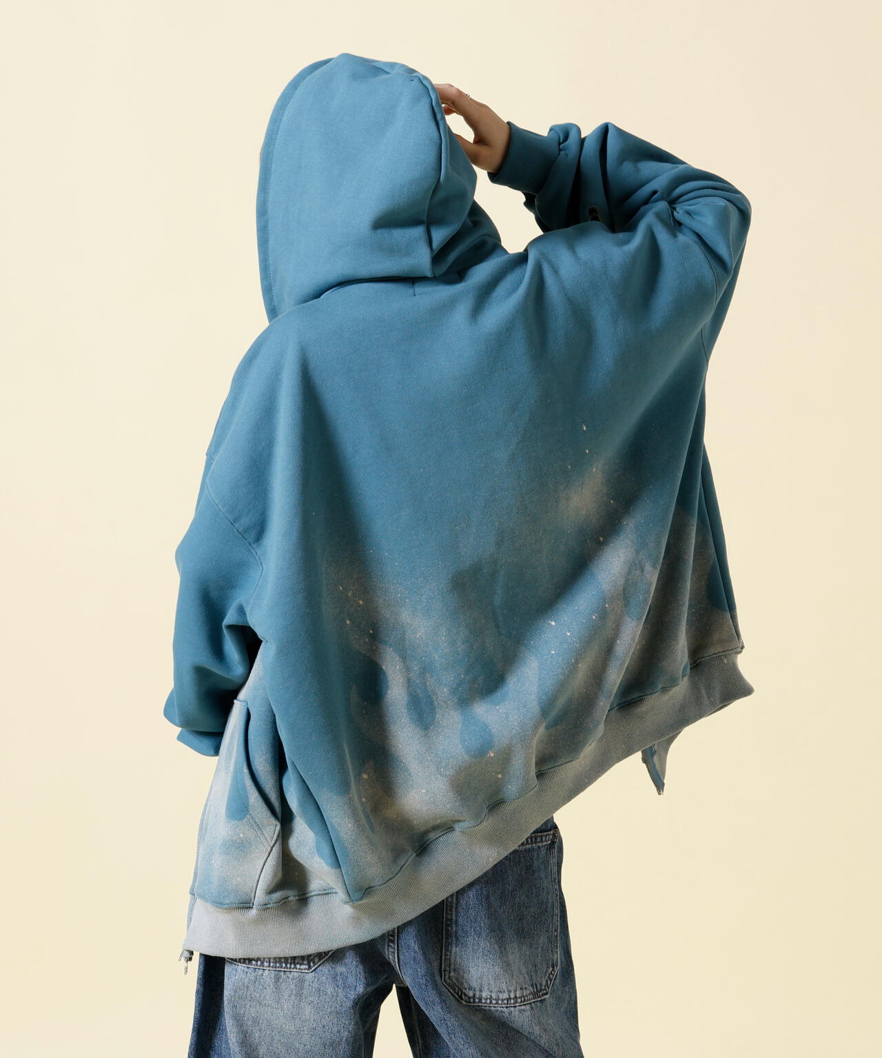 SIS/エスアイエス/Fire Pattern Zip Hoodie