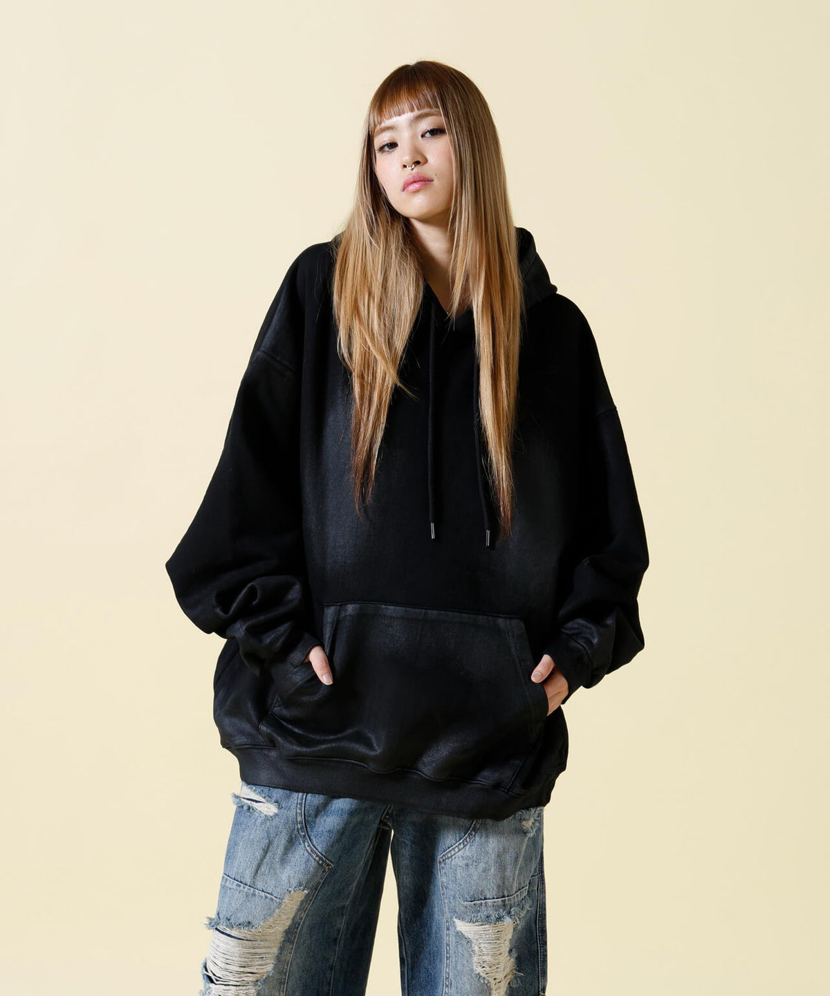 SIS/エスアイエス/Coating P/O Hoodie