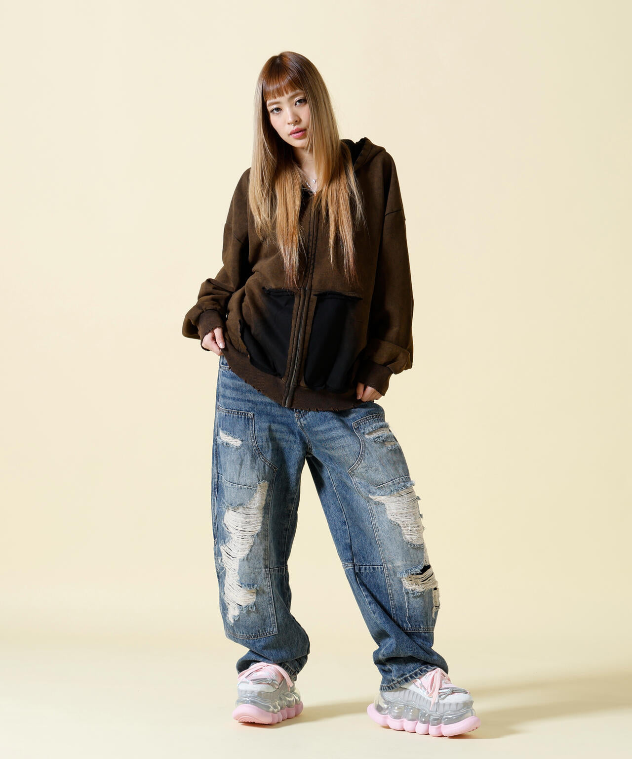 SIS/エスアイエス/Short Zip Hoodie