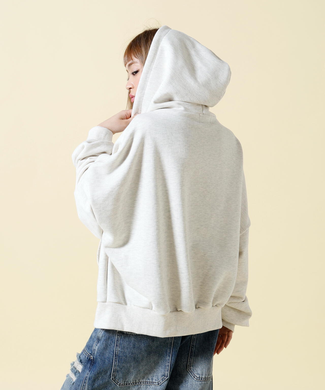 SIS/エスアイエス/Studs Zip Hoodie