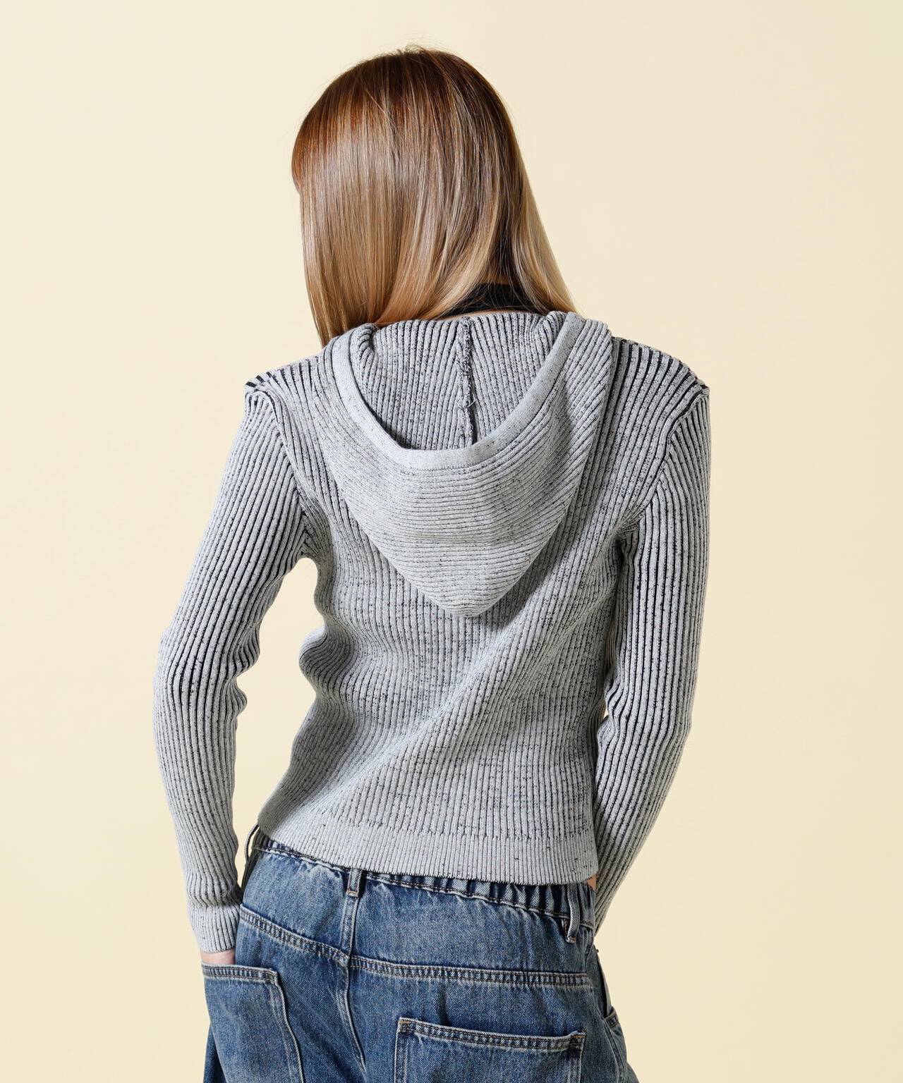 SIS/エスアイエス/Rib Zip Hoodie