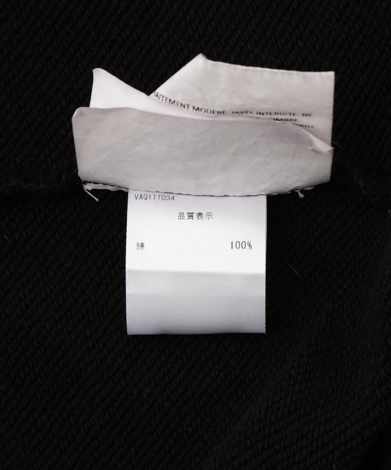VAQUERA/ヴァケラ/WOMEN TROMPE L`OEIL ZIP HOODIE