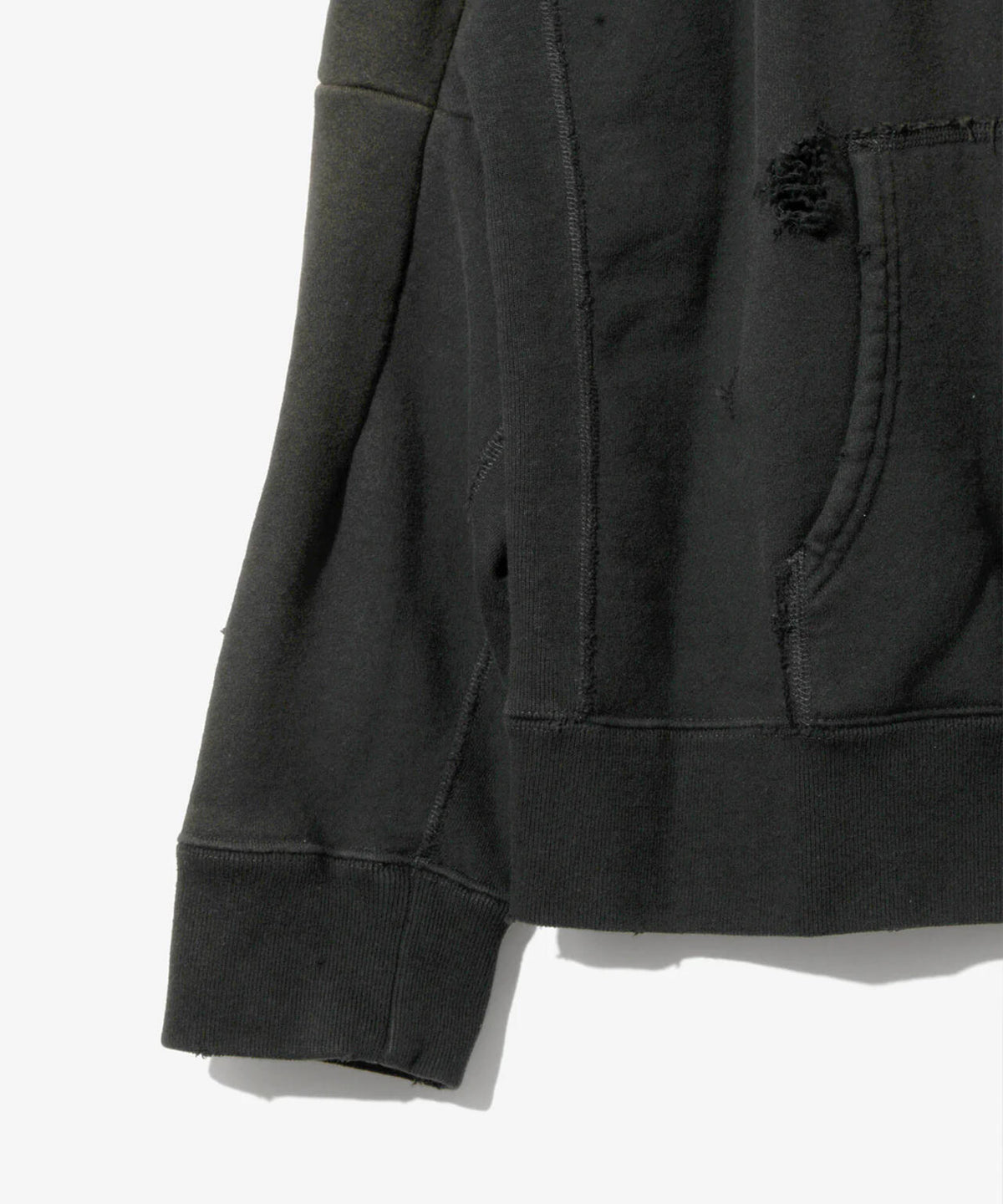 NEEDLES/ニードルズ/DECONSTRUCTED ZIPPED SWEAT