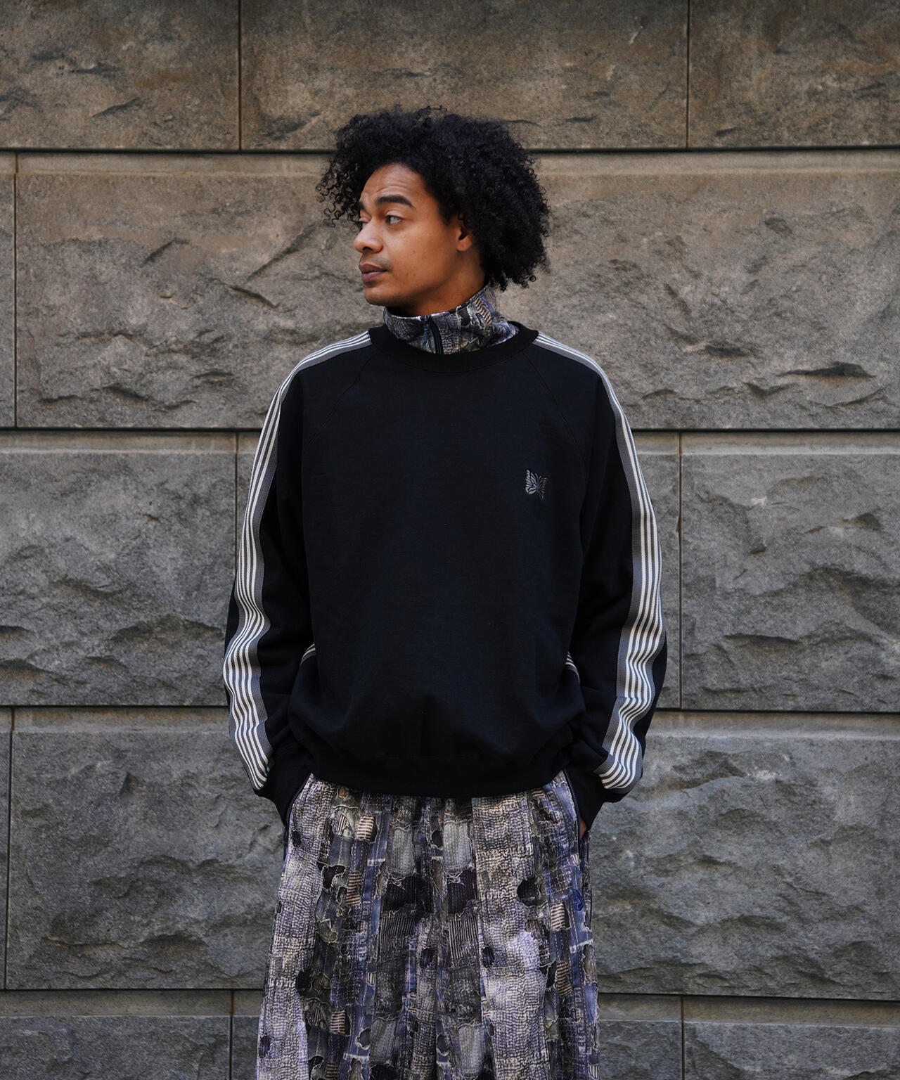NEEDLES/ニードルズ/【LHP EXCLUSIVE】TRACK CREW NECK - COTTON JERSEY