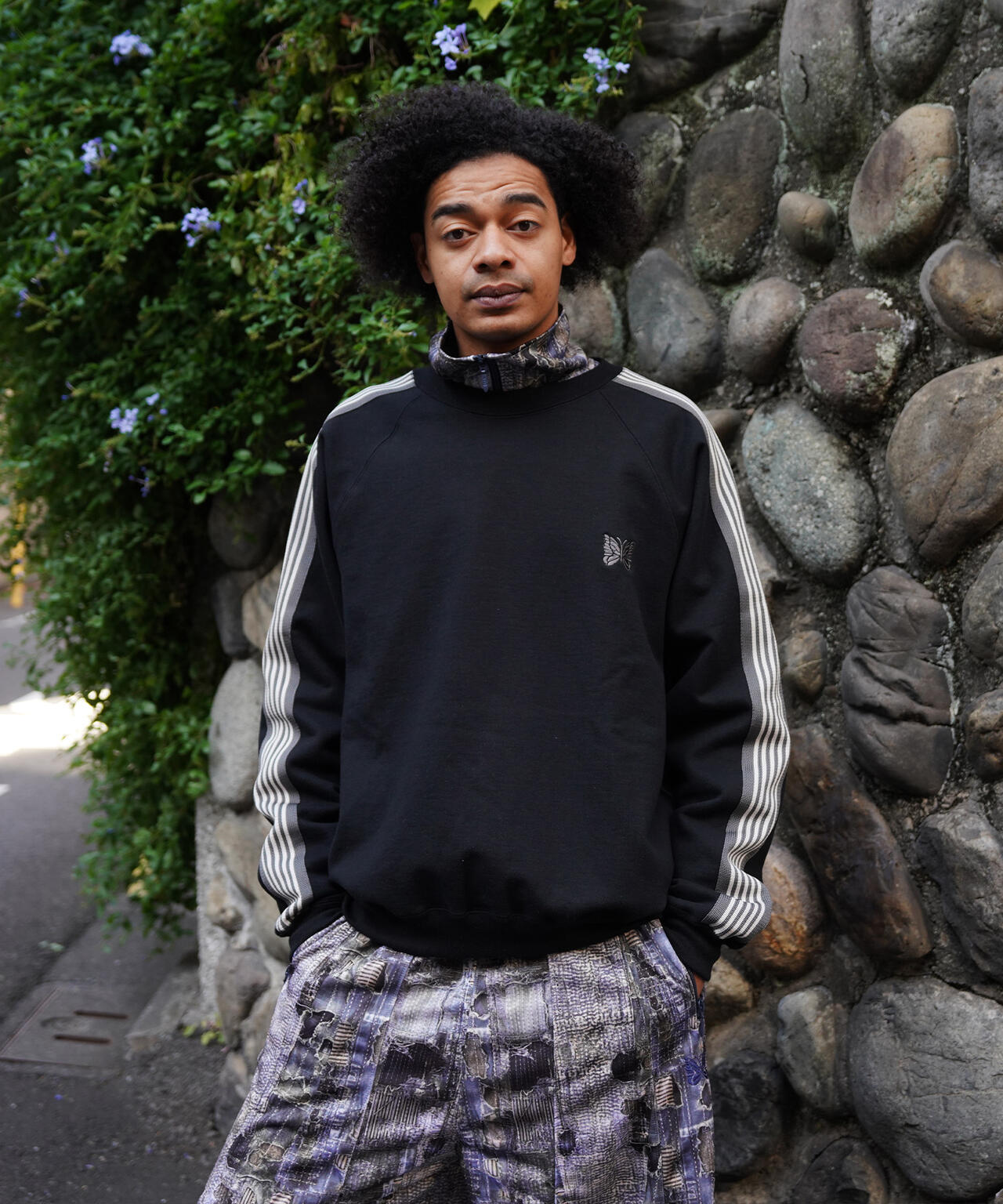 NEEDLES/ニードルズ/【LHP EXCLUSIVE】TRACK CREW NECK - COTTON JERSEY