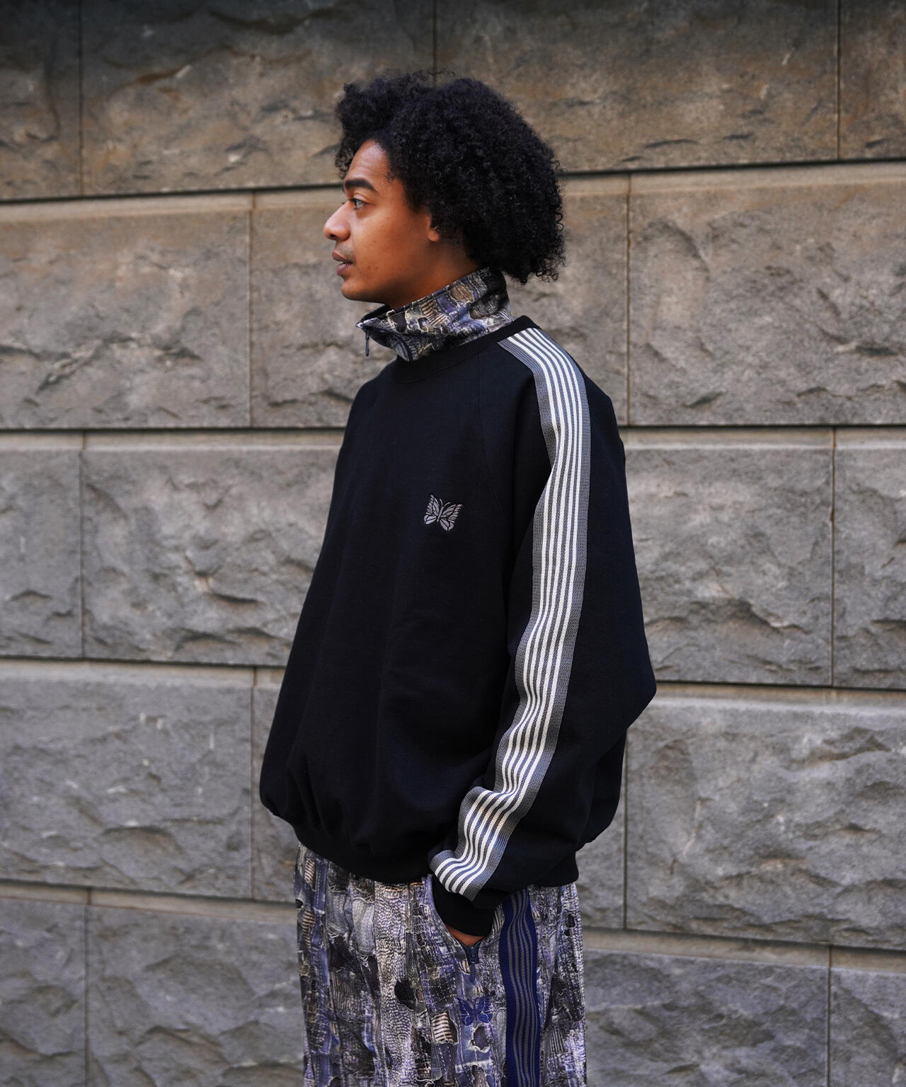 NEEDLES/ニードルズ/【LHP EXCLUSIVE】TRACK CREW NECK - COTTON JERSEY
