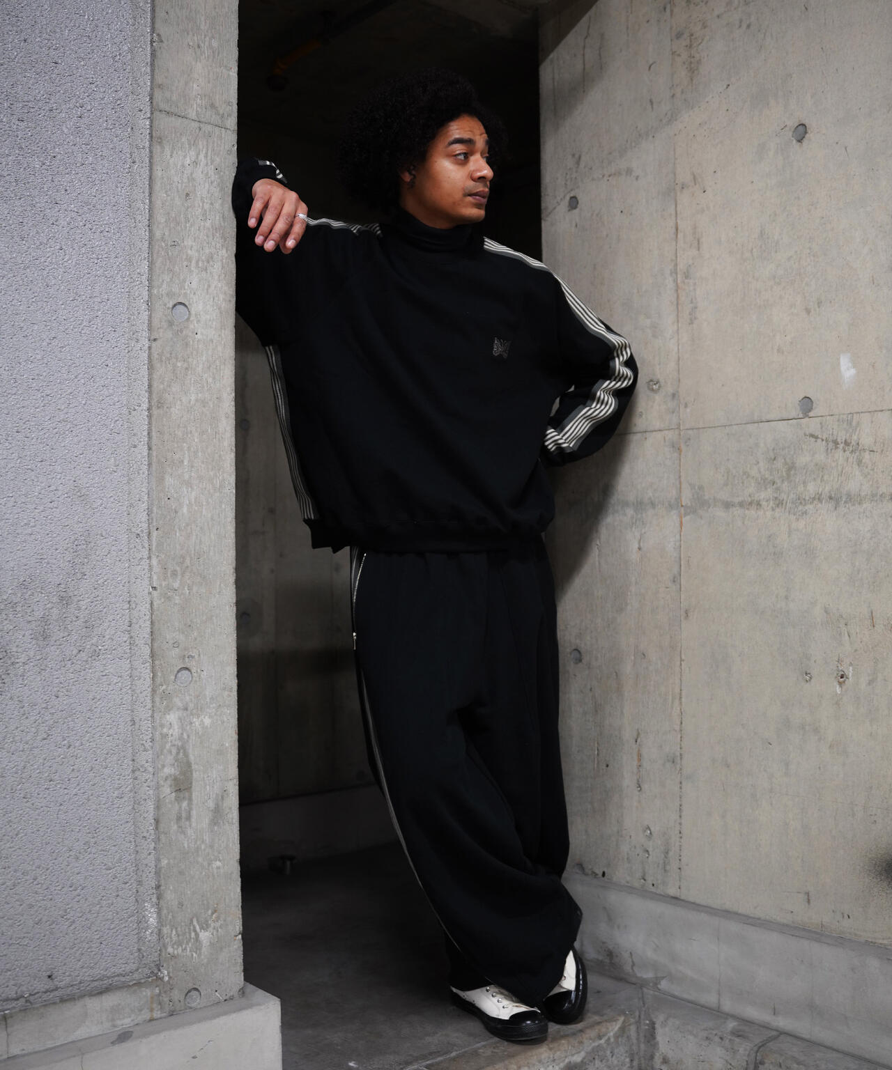 NEEDLES/ニードルズ/【LHP EXCLUSIVE】TRACK CREW NECK - COTTON JERSEY