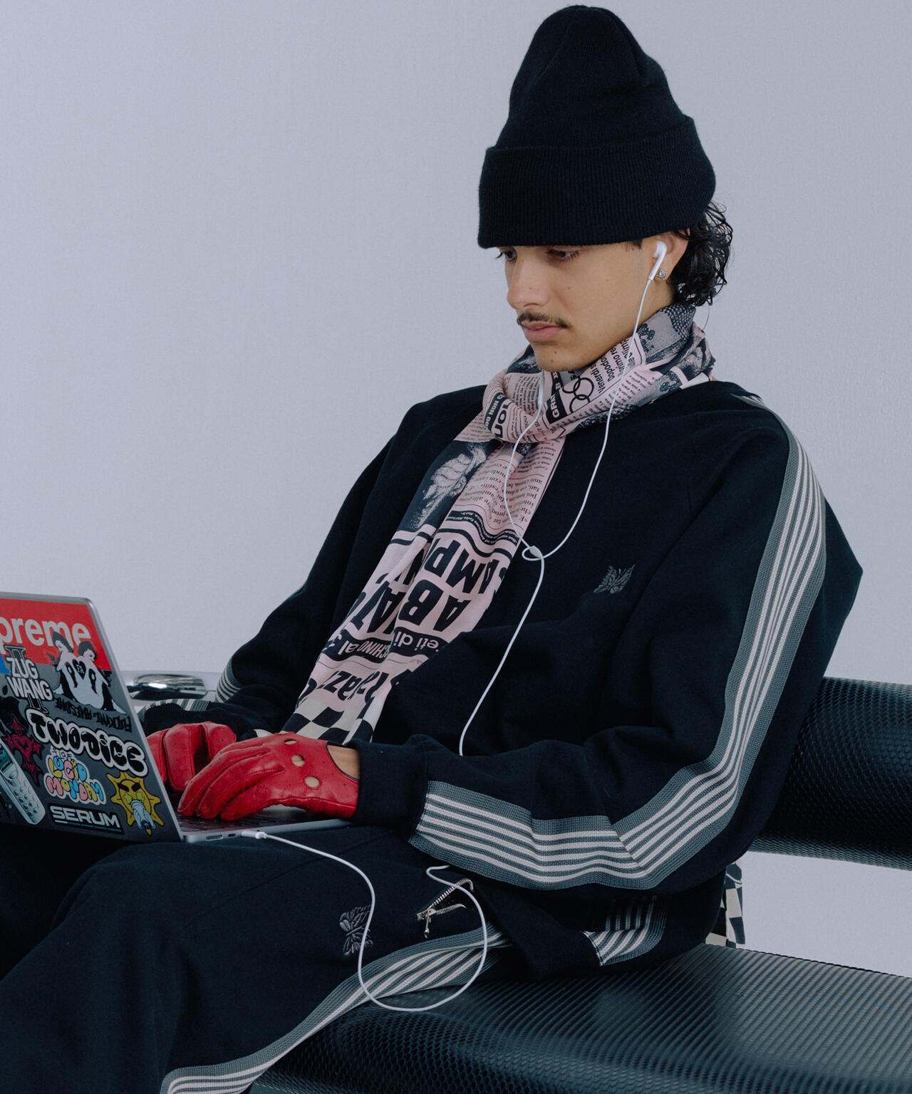 NEEDLES/ニードルズ/【LHP EXCLUSIVE】TRACK CREW NECK - COTTON JERSEY