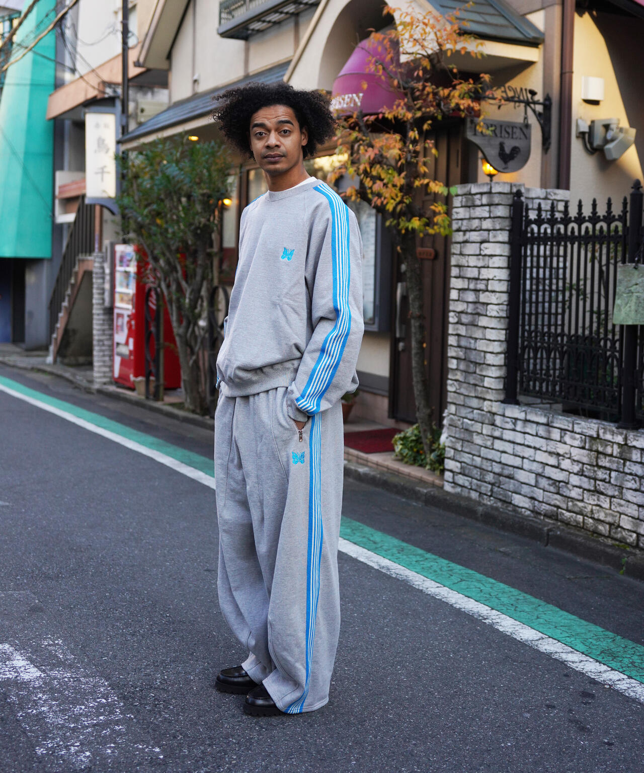 NEEDLES/ニードルズ/【LHP EXCLUSIVE】TRACK CREW NECK - COTTON JERSEY